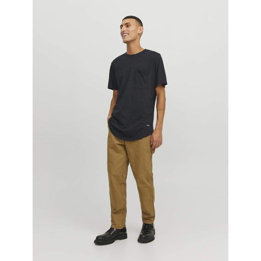JACK & JONES Marškinėliai vyrams, Juoda, JJENOA POCKET TEE SS 5