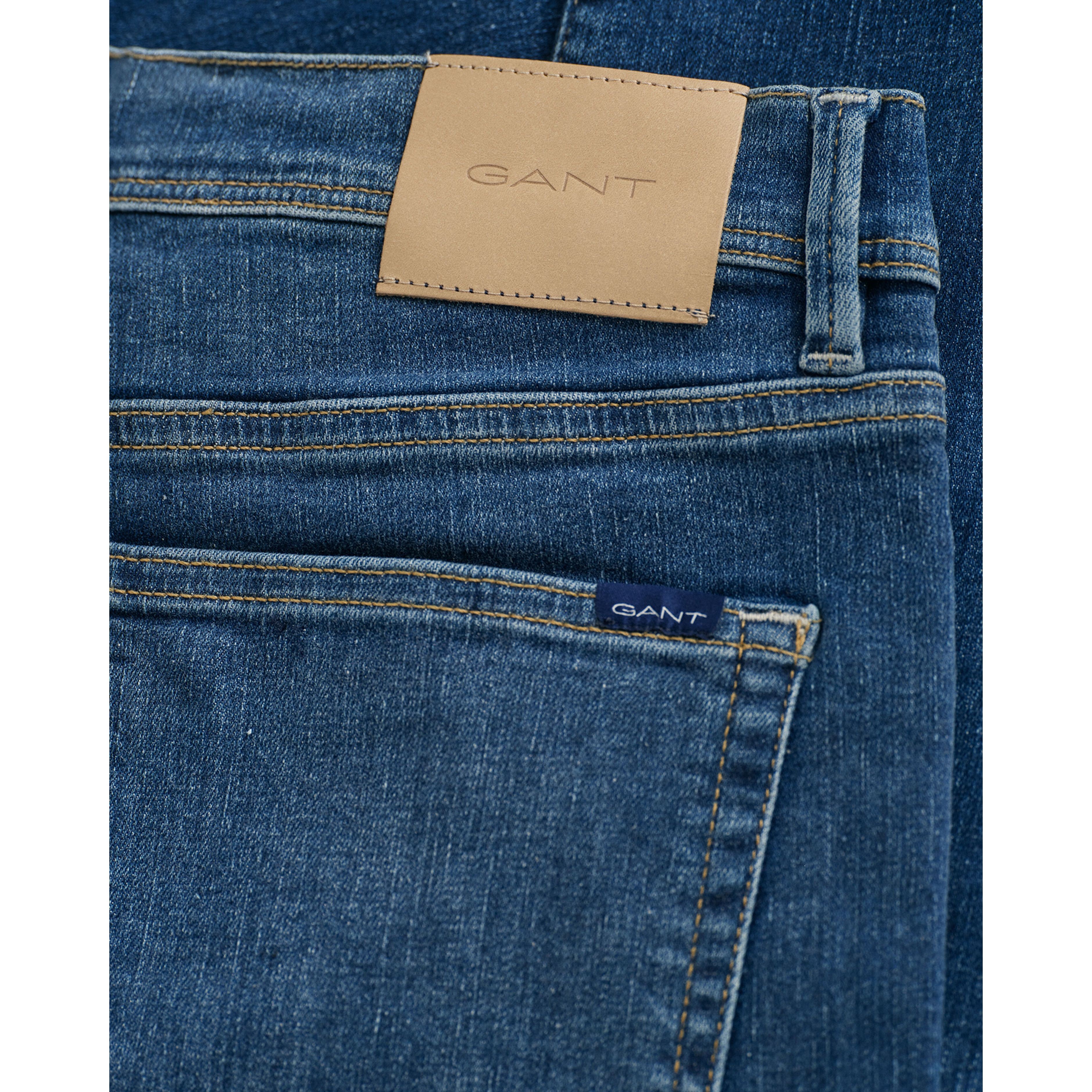 GANT Tiesūs džinsai vyrams, Mėlyna, MAXEN ACTIVE 4
