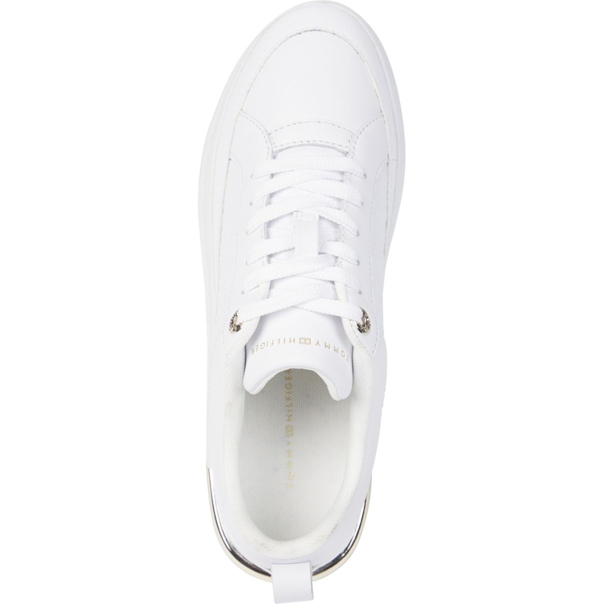 TOMMY HILFIGER Laisvalaikio bateliai moterims, Balta, Lux court sneaker 3