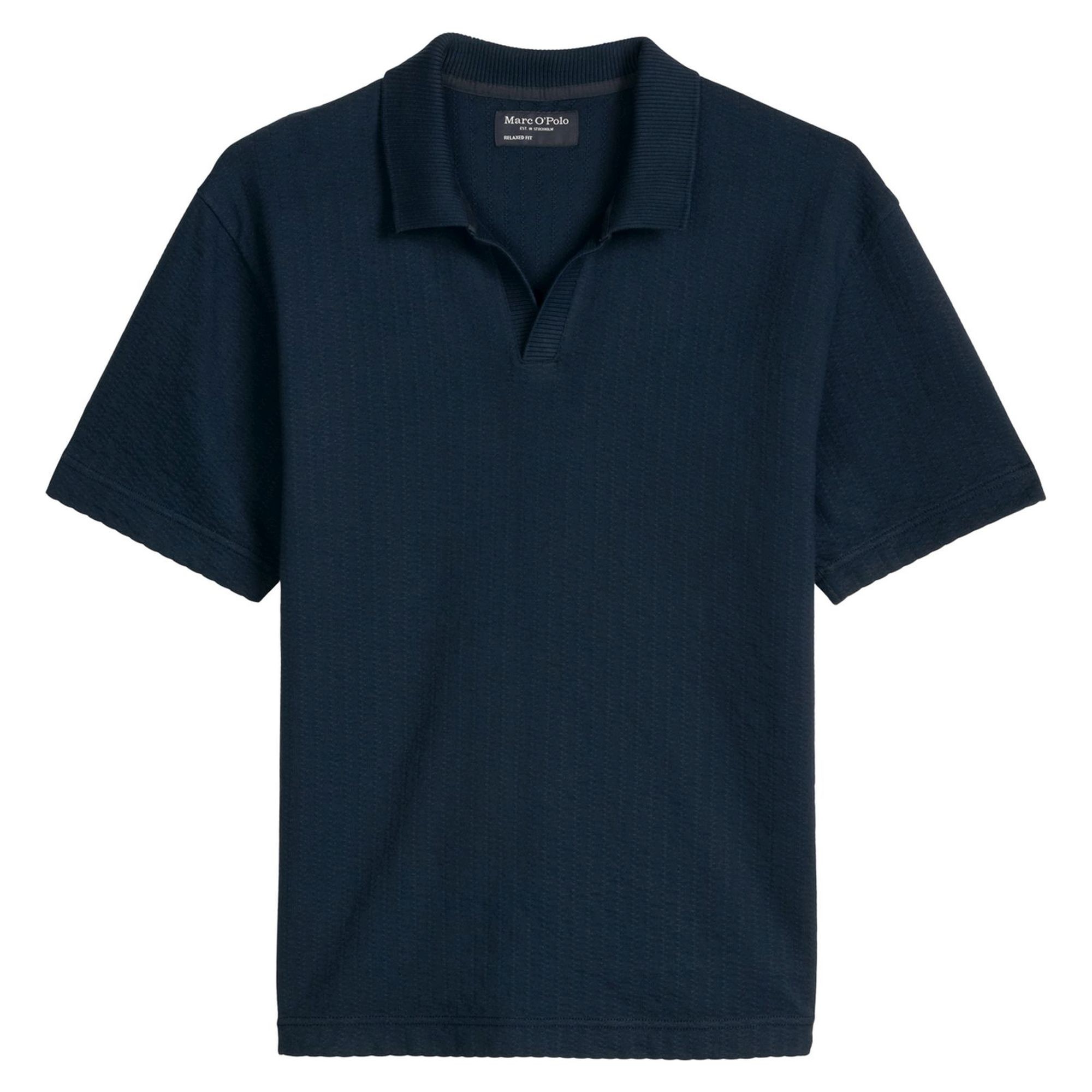 MARC O'POLO Polo marškiniai trumpos rank. vyrams, Mėlyna, 5000012663 Polo short