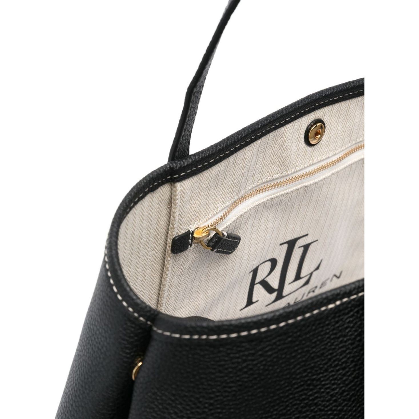 LAUREN RALPH LAUREN Pirkinių krepšys moterims, Juoda, Emerie tote bag 4