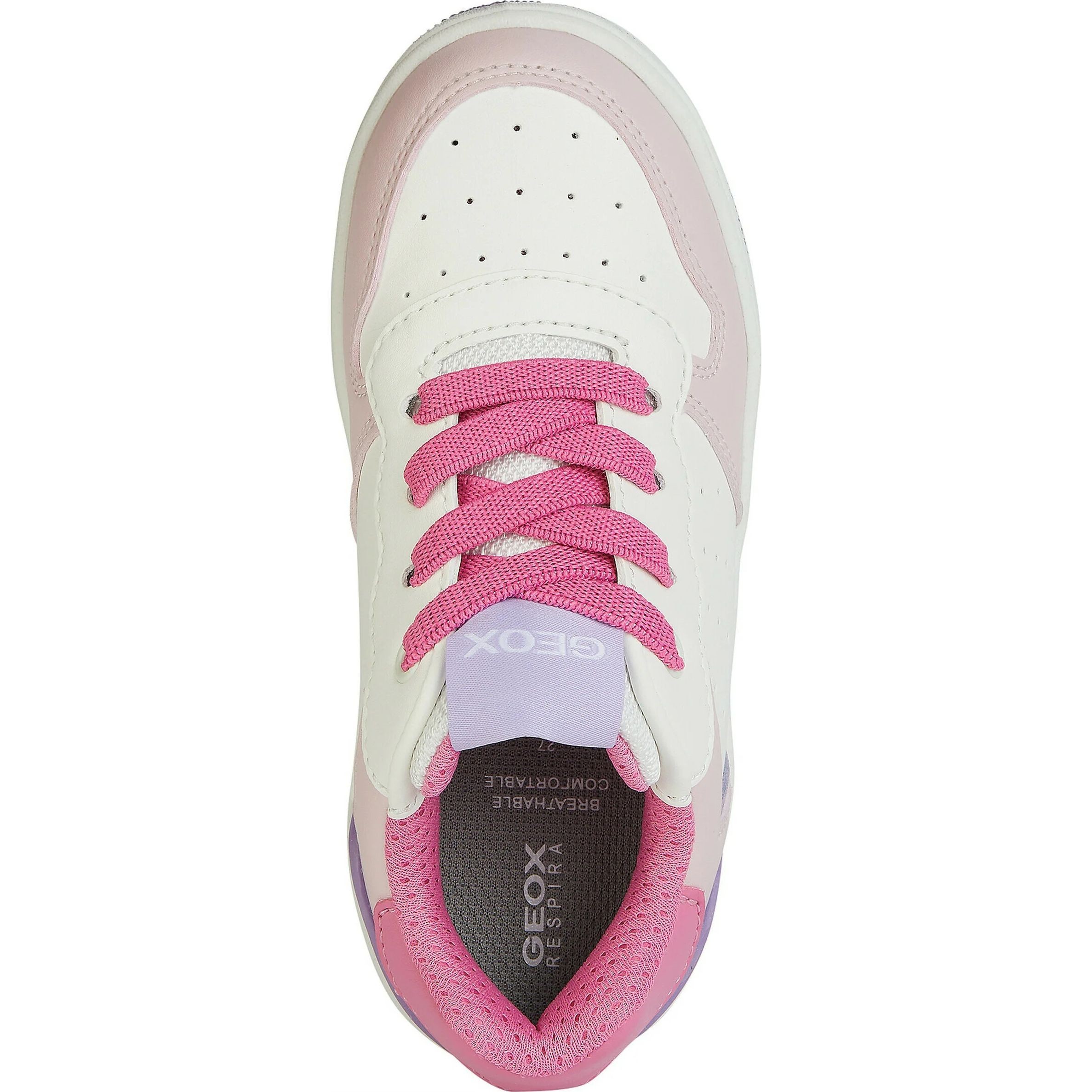 GEOX Laisvalaikio bateliai mergaitėms, Balta, Washiba sneakers 5