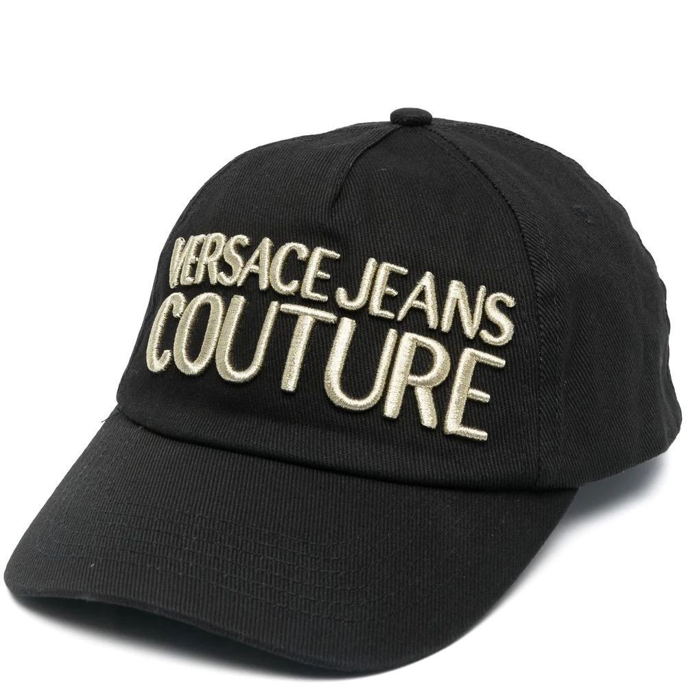 VERSACE JEANS CUTURE Kepurė moterims, Juoda, Baseball cap