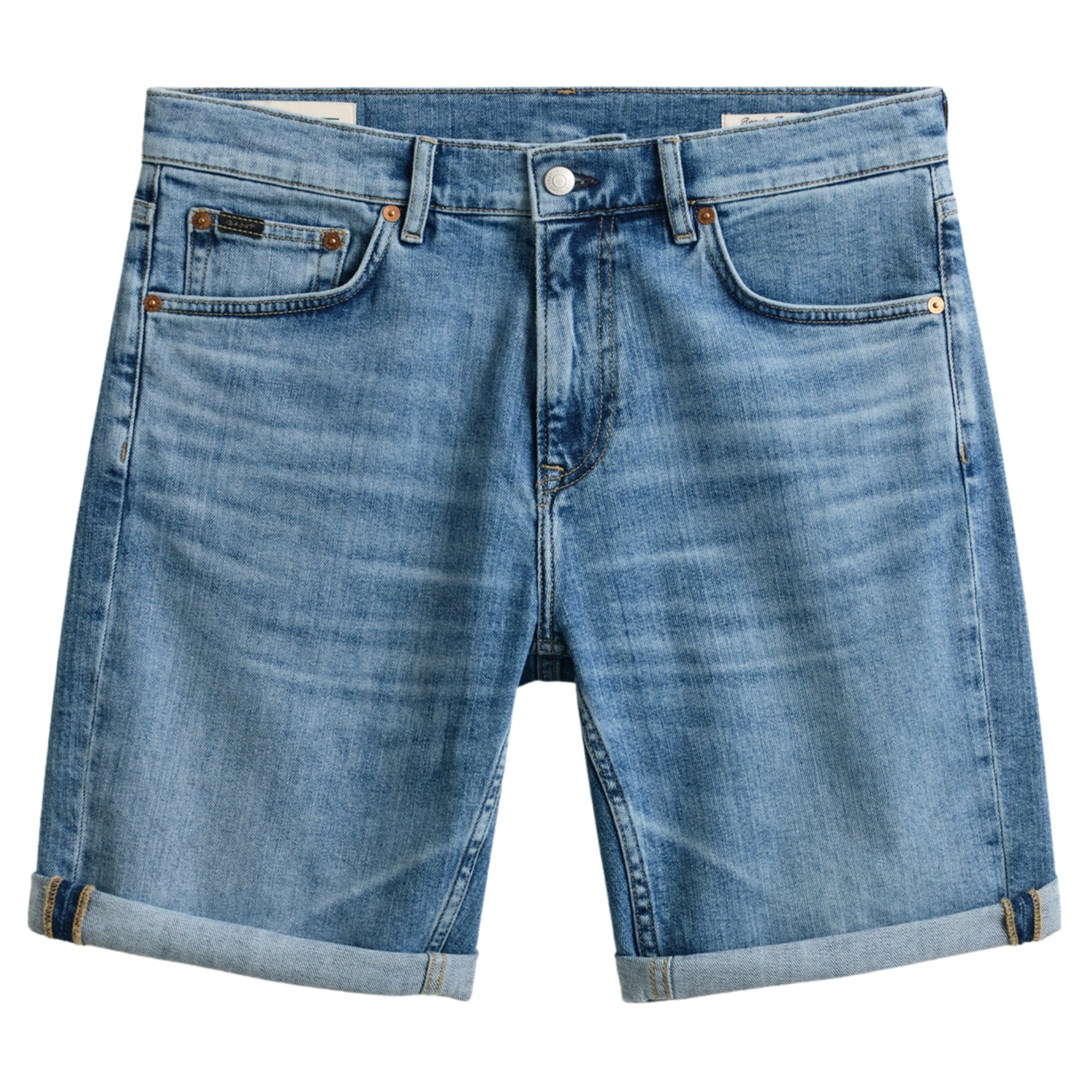 GANT Šortai vyrams, Mėlyna, reg gant jeans shorts 1