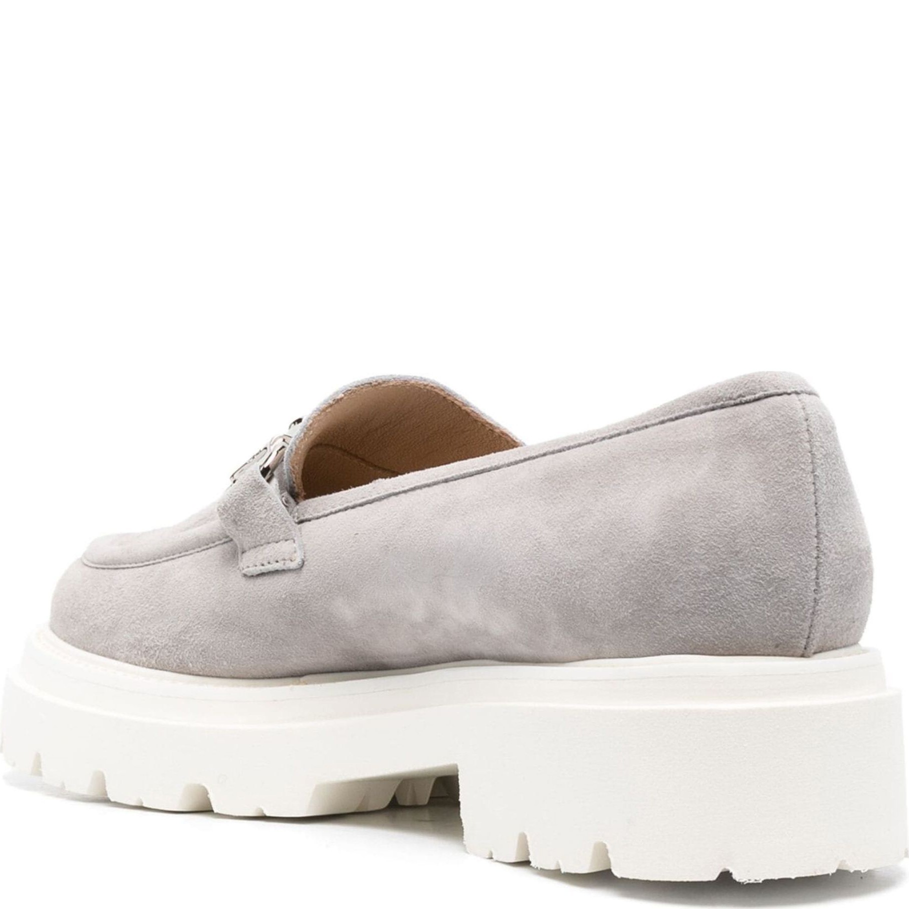 CESARE CASADEI Mokasinai moterims, Pilka, Mocassins 3