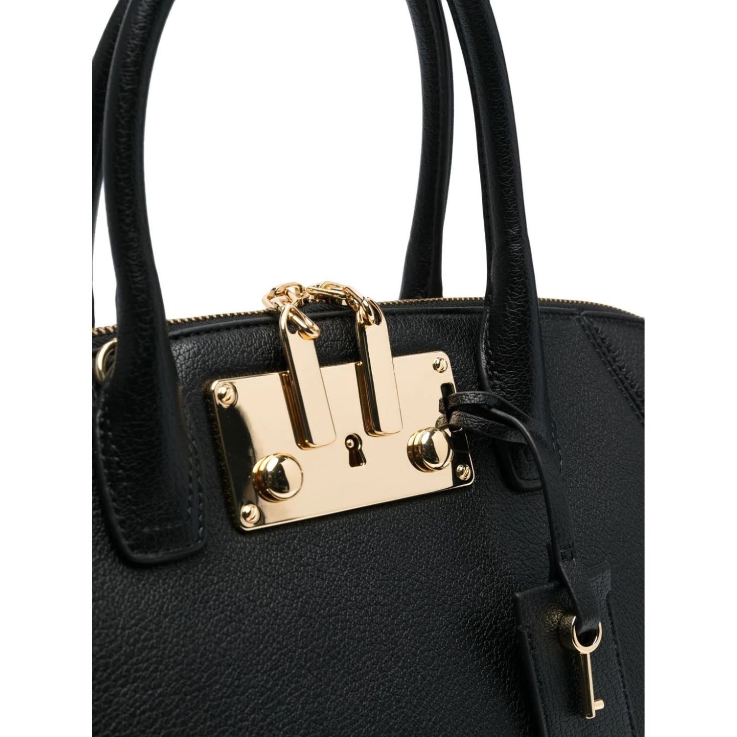 LOVE MOSCHINO Pirkinių krepšys moterims, Juoda, Top handle tote bag 3