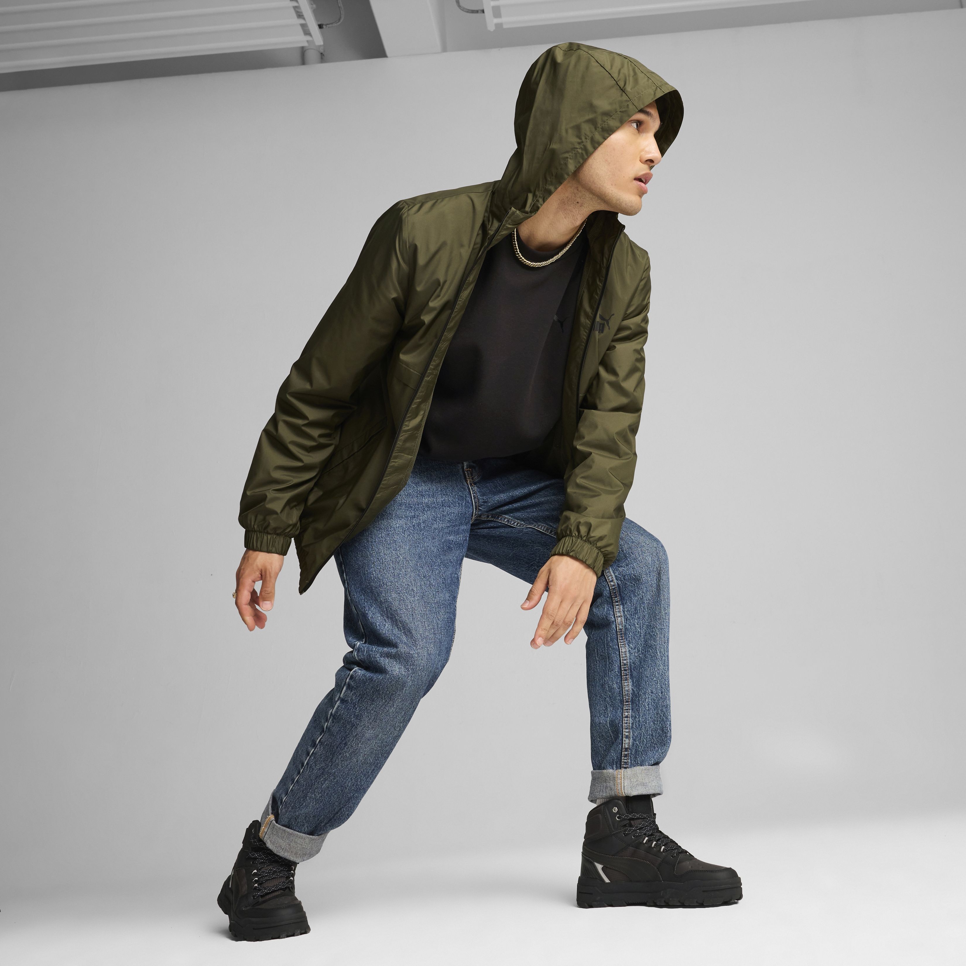 PUMA Aulinukai vyrams, Juoda, Rebound booties 8