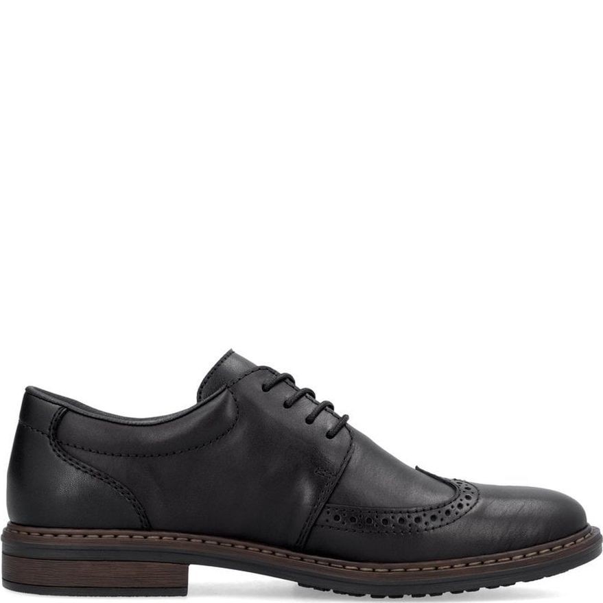 RIEKER Klasikiniai batai vyrams, Juoda, Men's shoes 3