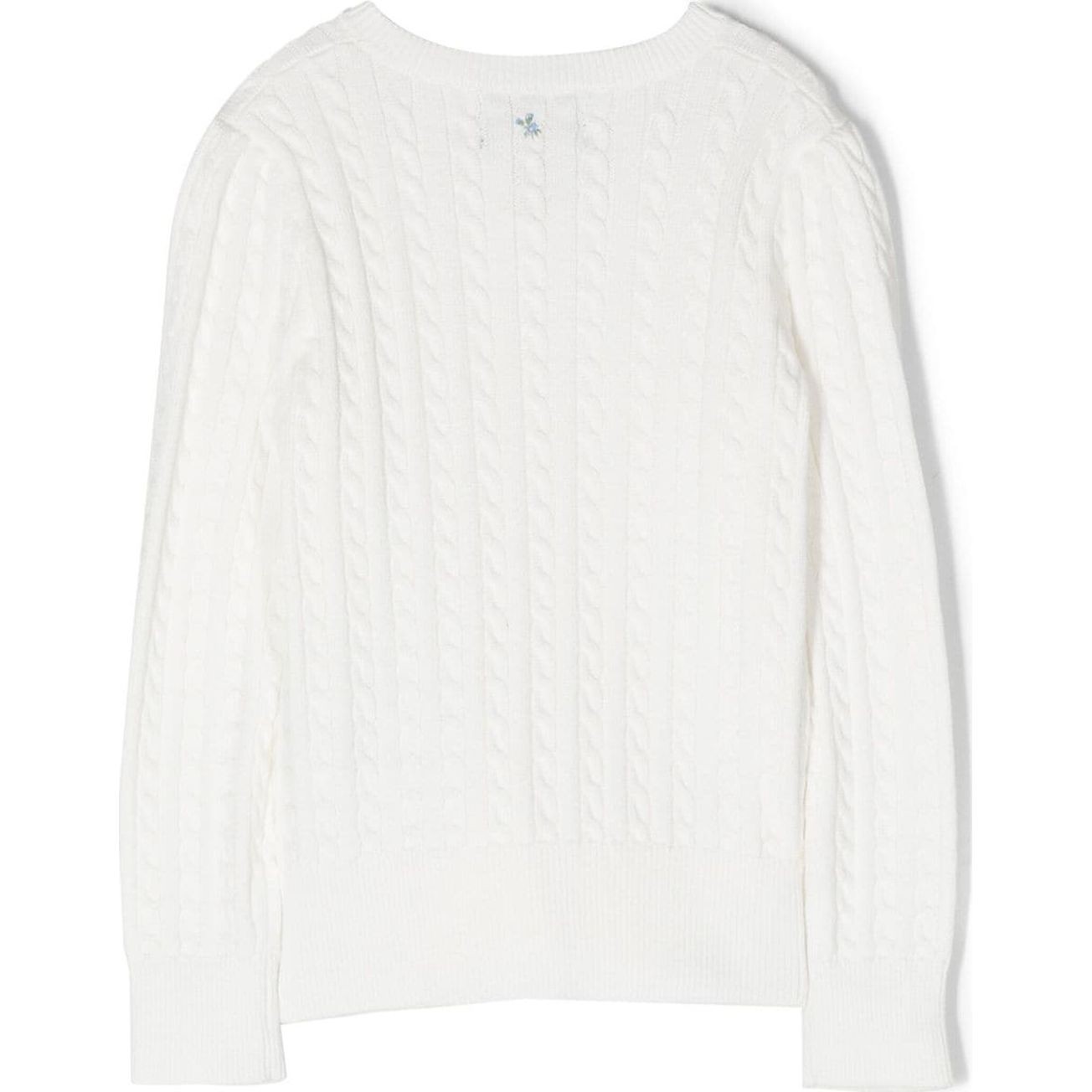 RALPH LAUREN KIDS Kardiganas mergaitėms, Balta, Mini cabel cardigan (2-6x) 2