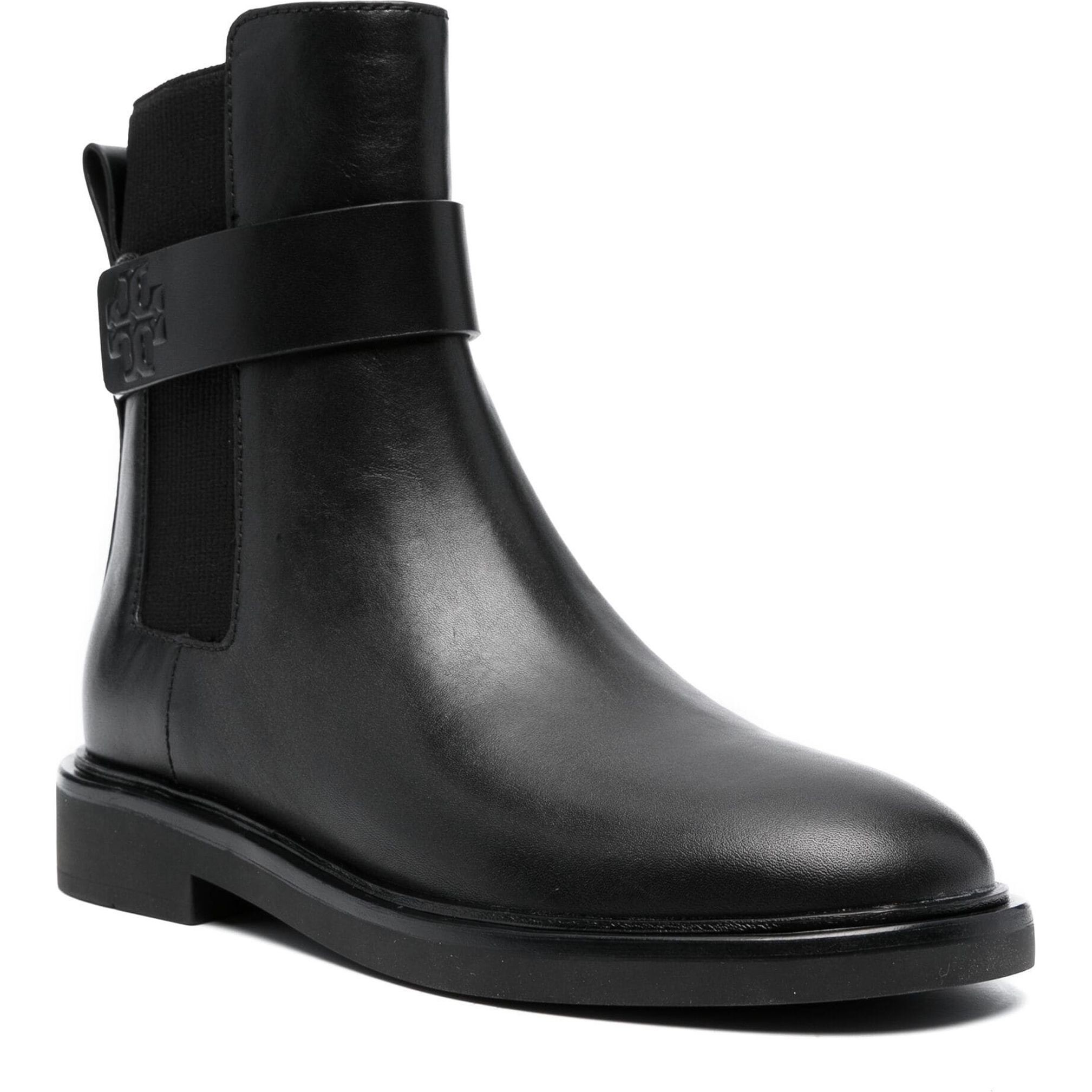 TORY BURCH Aulinukai moterims, Juoda, Double t chelsea boot 35mm 1