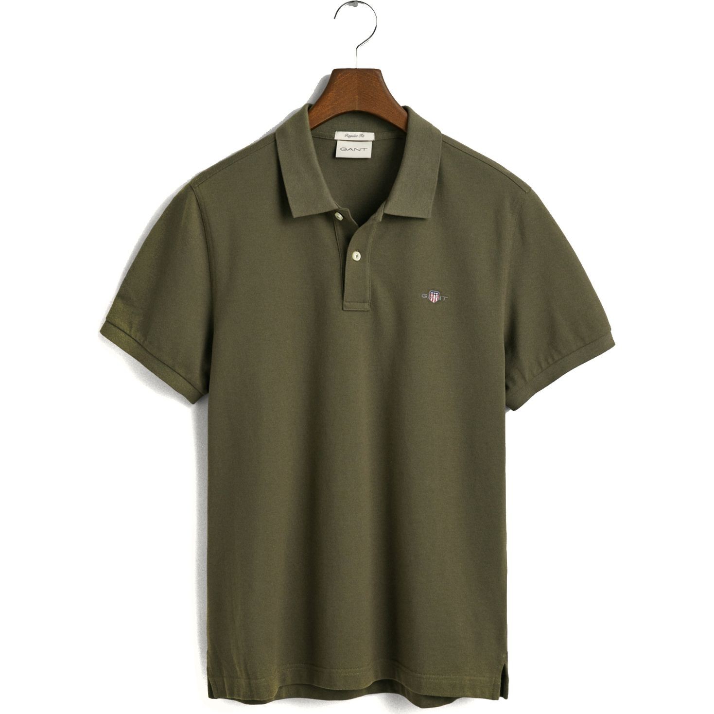 GANT Polo marškiniai trumpos rank. vyrams, Žalia 1