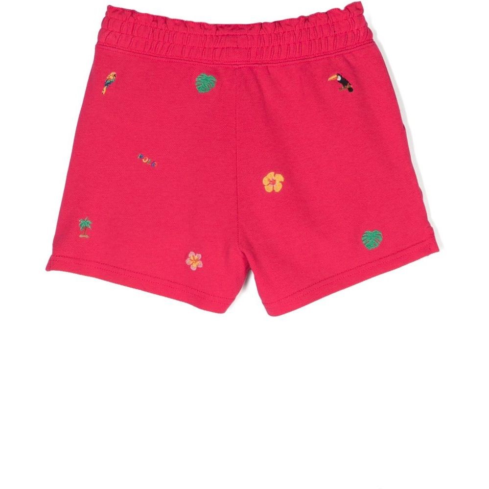 RALPH LAUREN KIDS Šortai mergaitėms, Rožinė, Athletic shorts 2