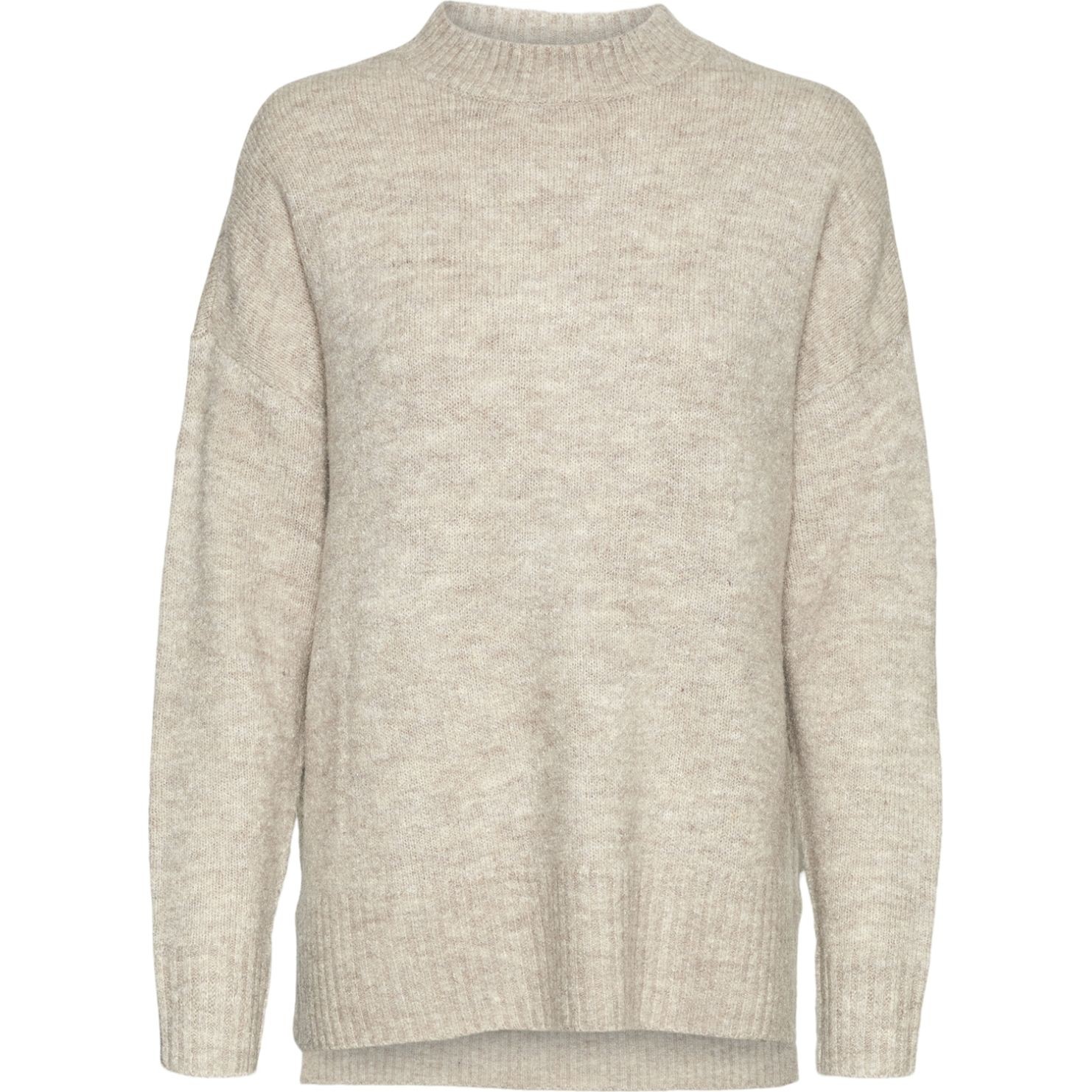 VERO MODA Megztinis moterims, Smėlio, Lefile oversize blouse 5