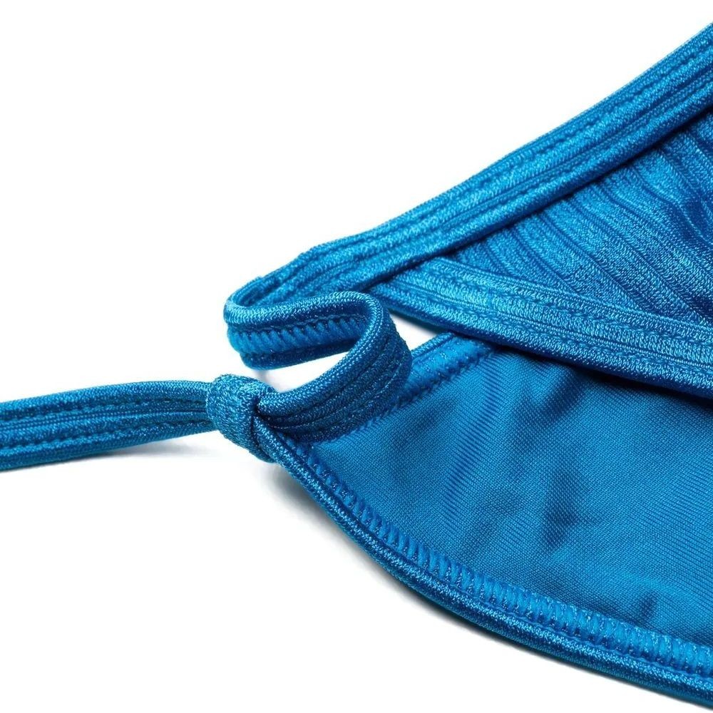 CALVIN KLEIN UW Apatinė kostiumėlio dalis moterims, Mėlyna, String side tie 3