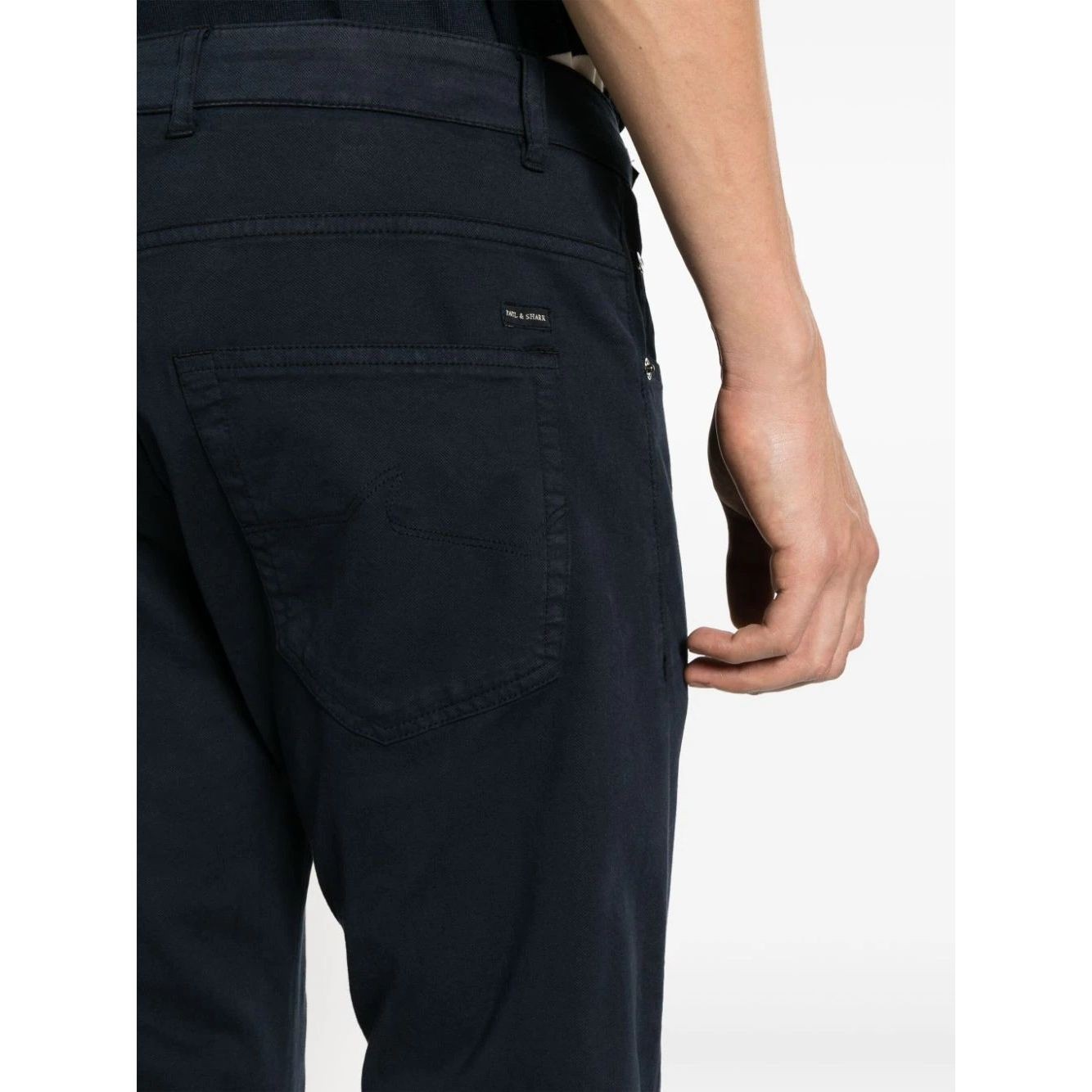 PAULNSHARK Tiesūs džinsai vyrams, Mėlyna, Five pocket trousers 4