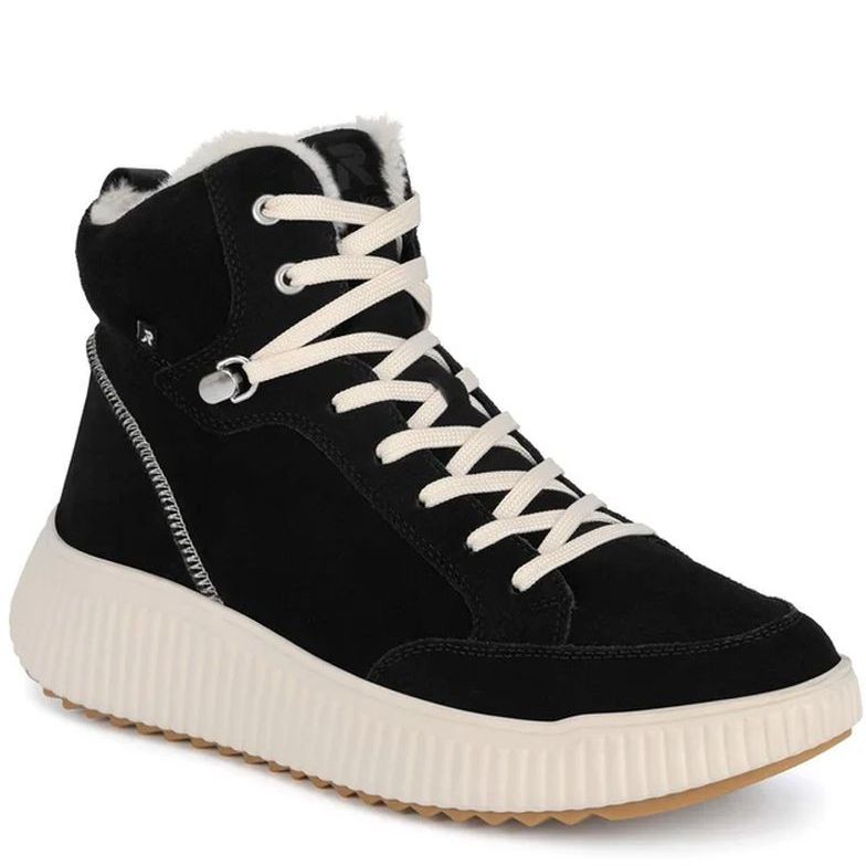 RIEKER EVOLUTION Aulinukai moterims, Juoda, Ladies mid height boots 1