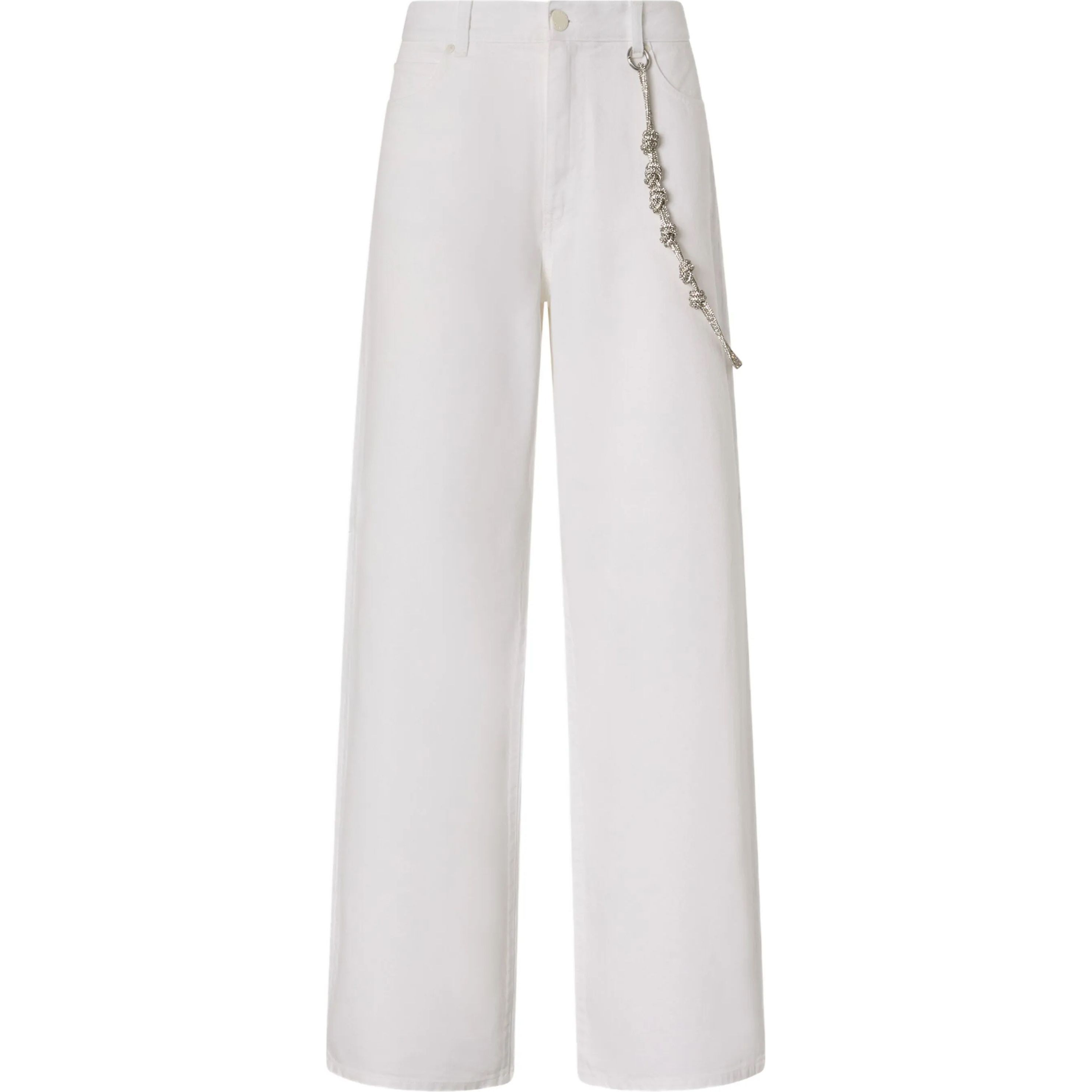 PINKO Platūs džinsai moterims, Balta, Lauryn loose 1