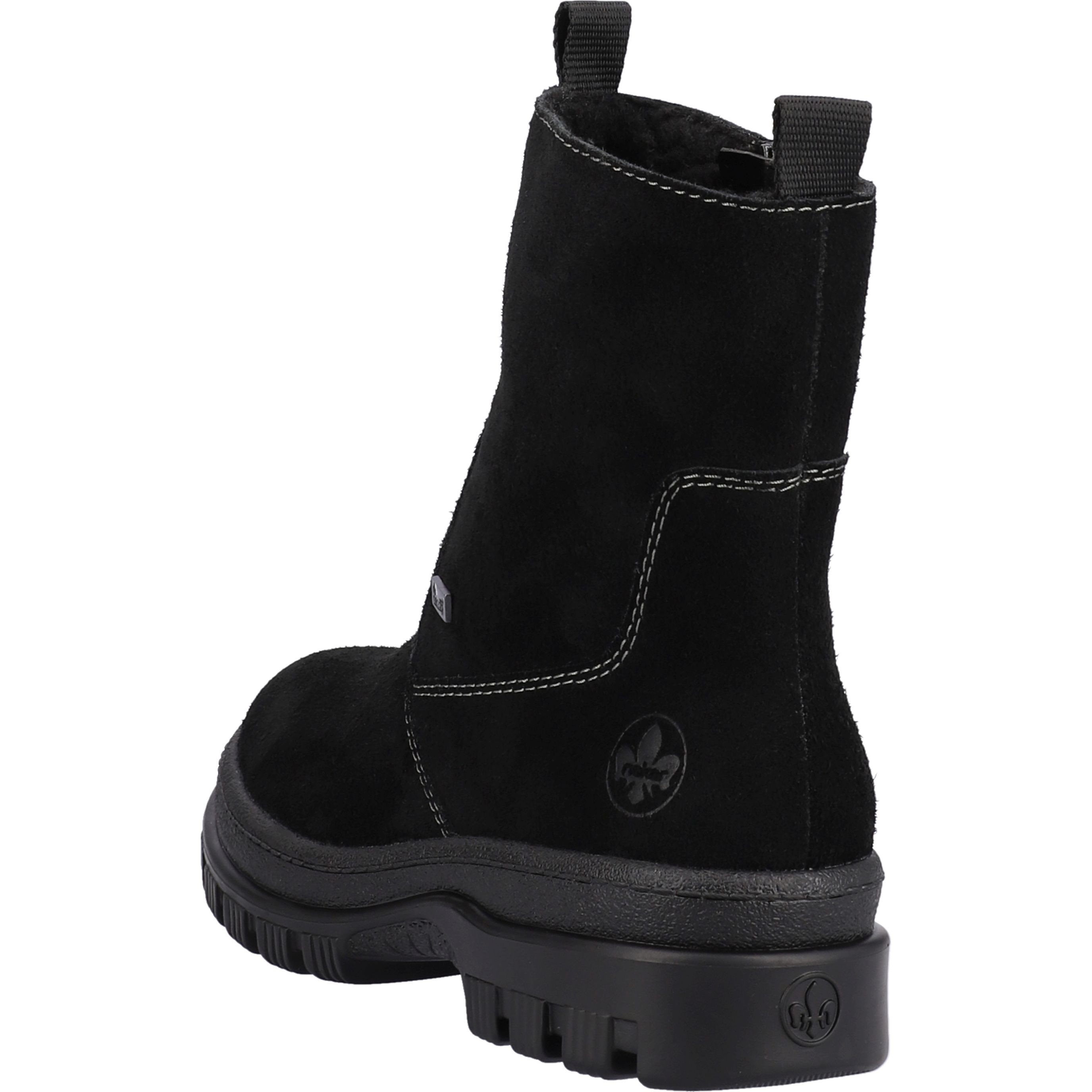 RIEKER Aulinukai moterims, Juoda, Ladies mid height boots 5