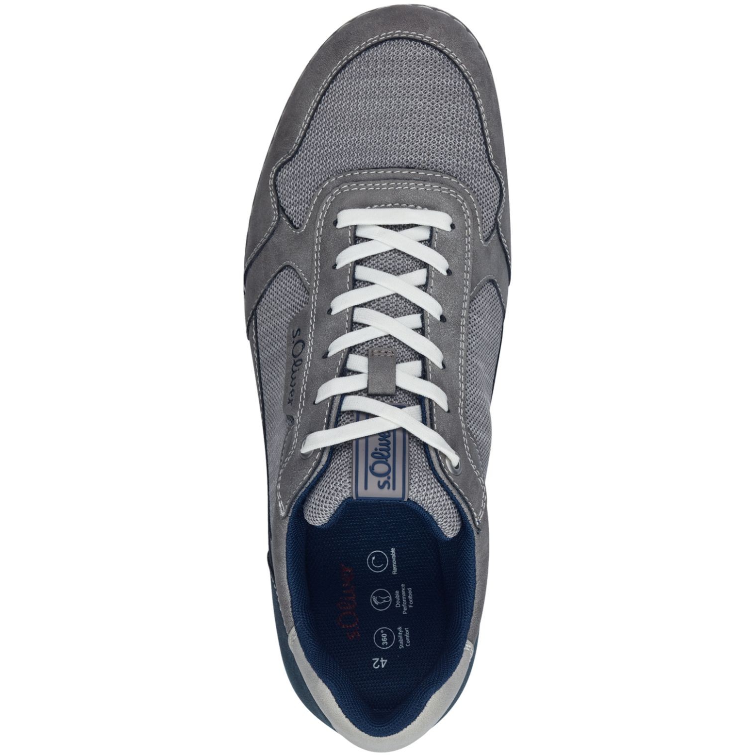 S.OLIVER Laisvalaikio bateliai vyrams, Pilka, LEISURE 4