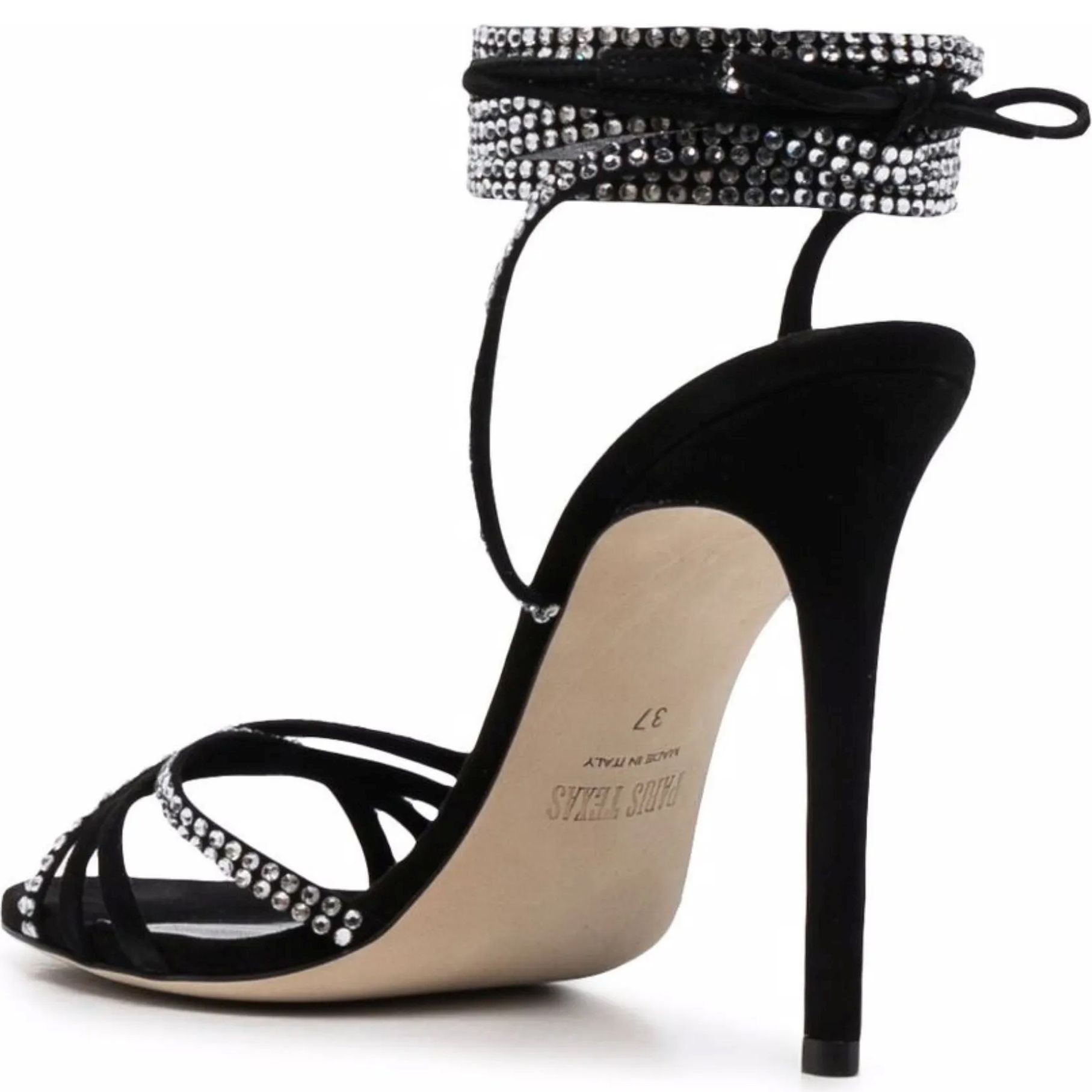 PARIS TEXAS Aukštakulniai moterims, Juoda, Holly nicole lace up sandal 3