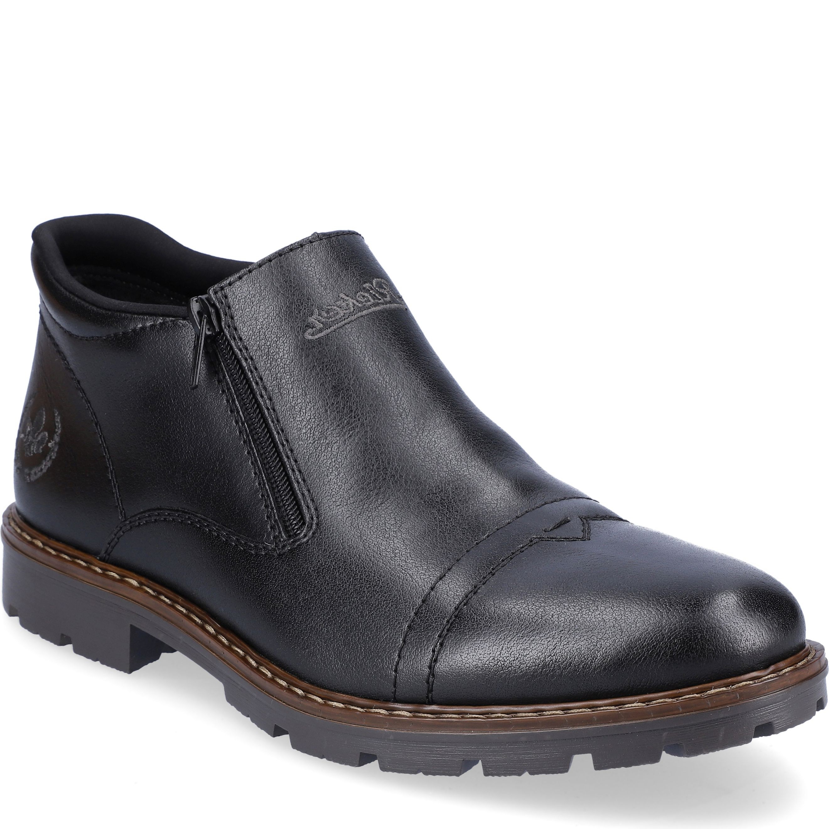 RIEKER Aulinukai vyrams, Juoda, BOOTIES 1