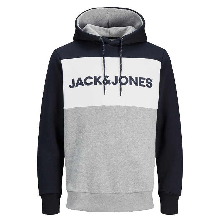 JACK & JONES Sportinis nertinis vyrams, Pilka, Džemperis