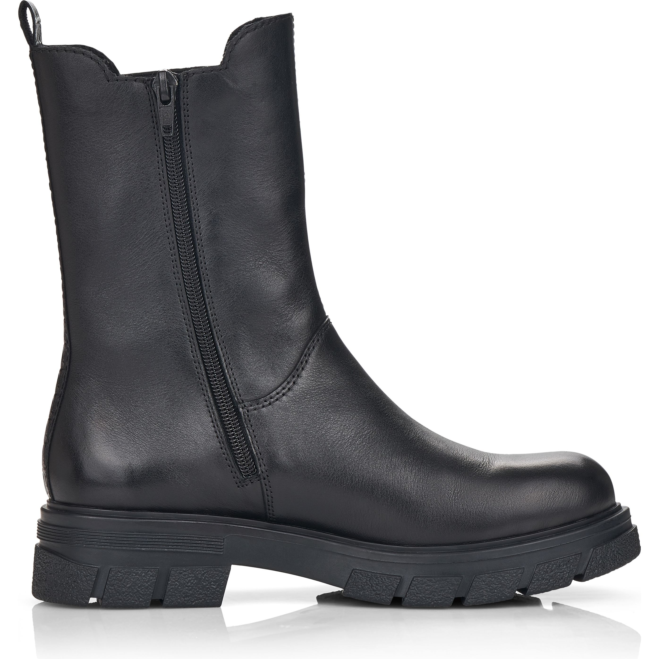 RIEKER Aulinukai moterims, Juoda, BOOTIES 3