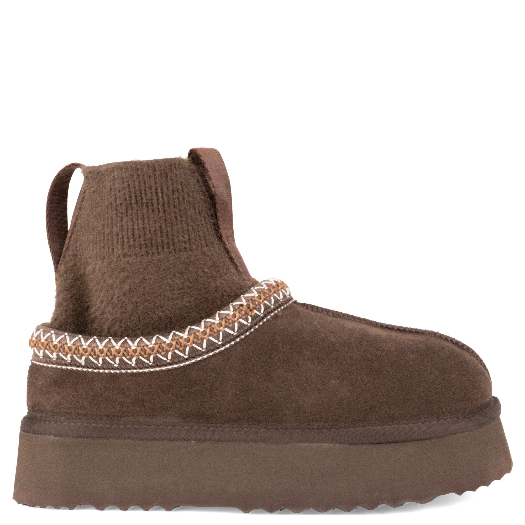 LA CONTE Pašiltinti aulinukai moterims, Ruda, warm boots, lac6013-25211brw 2