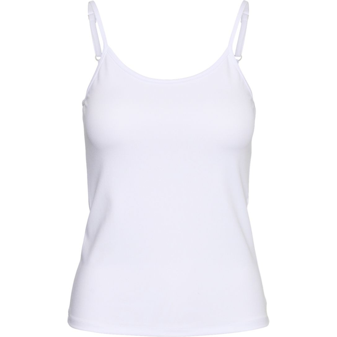 VERO MODA Marškiniai be rankovių moterims, Balta, Million singlet 1