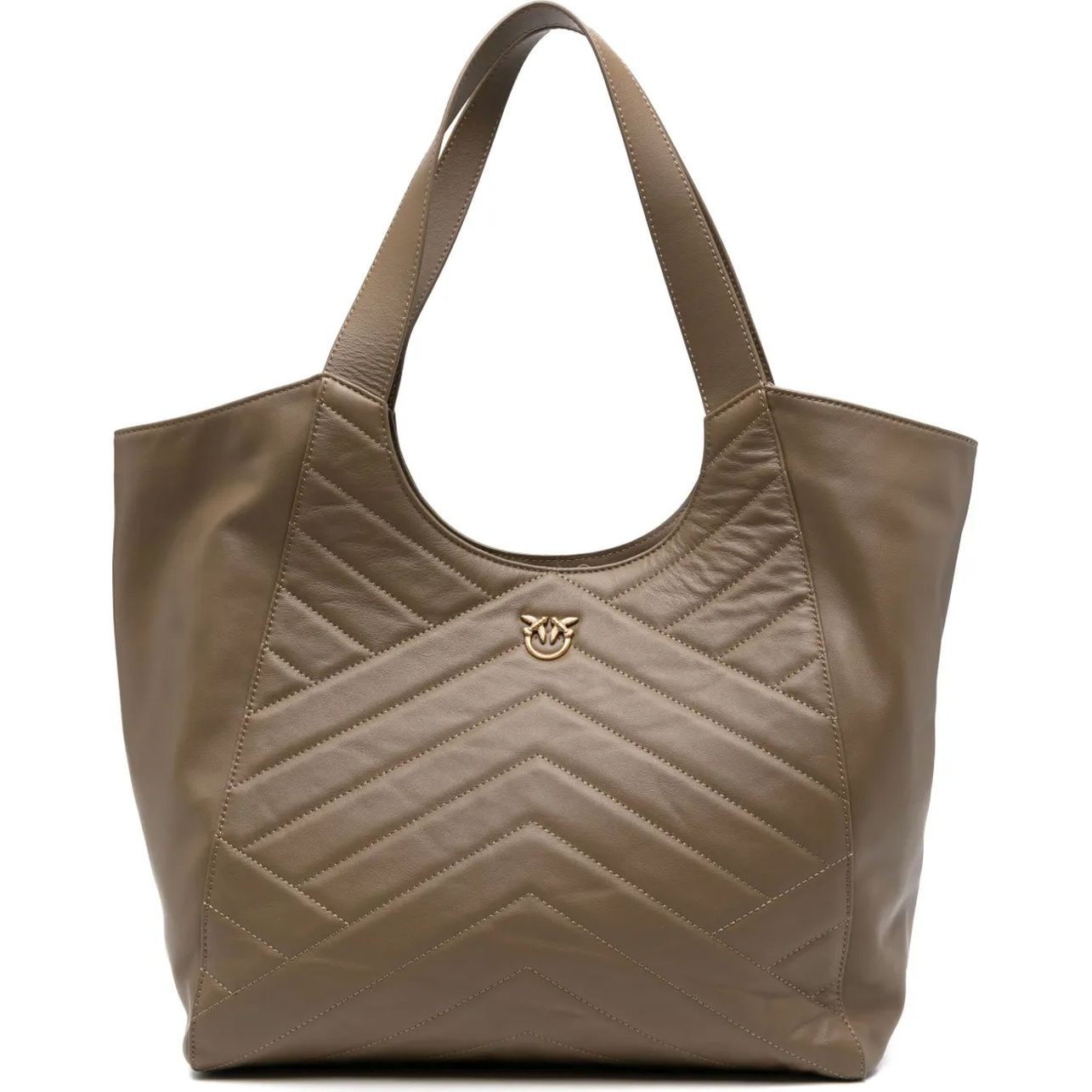 PINKO Pirkinių krepšys moterims, Ruda, Tote bag 1