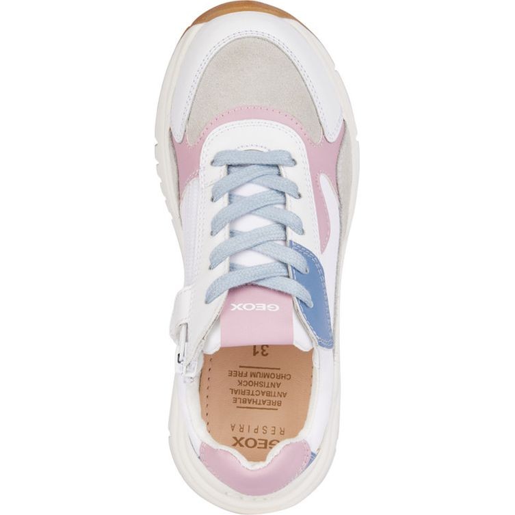 GEOX Laisvalaikio bateliai mergaitėms, Balta, Mawazy sneakers 5