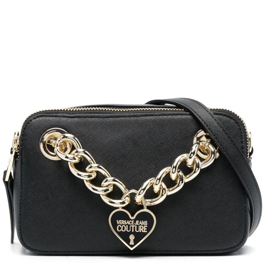 VERSACE JEANS CUTURE Rankinė per petį moterims, Juoda, Range c - deluxe crossbody 1