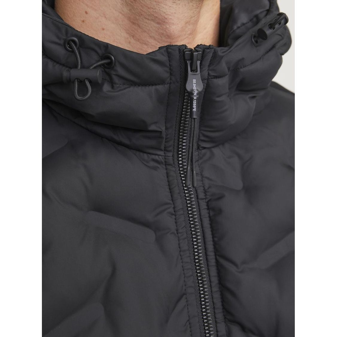 JACK & JONES Striukė vyrams, Juoda, Jcoheat jackets 2