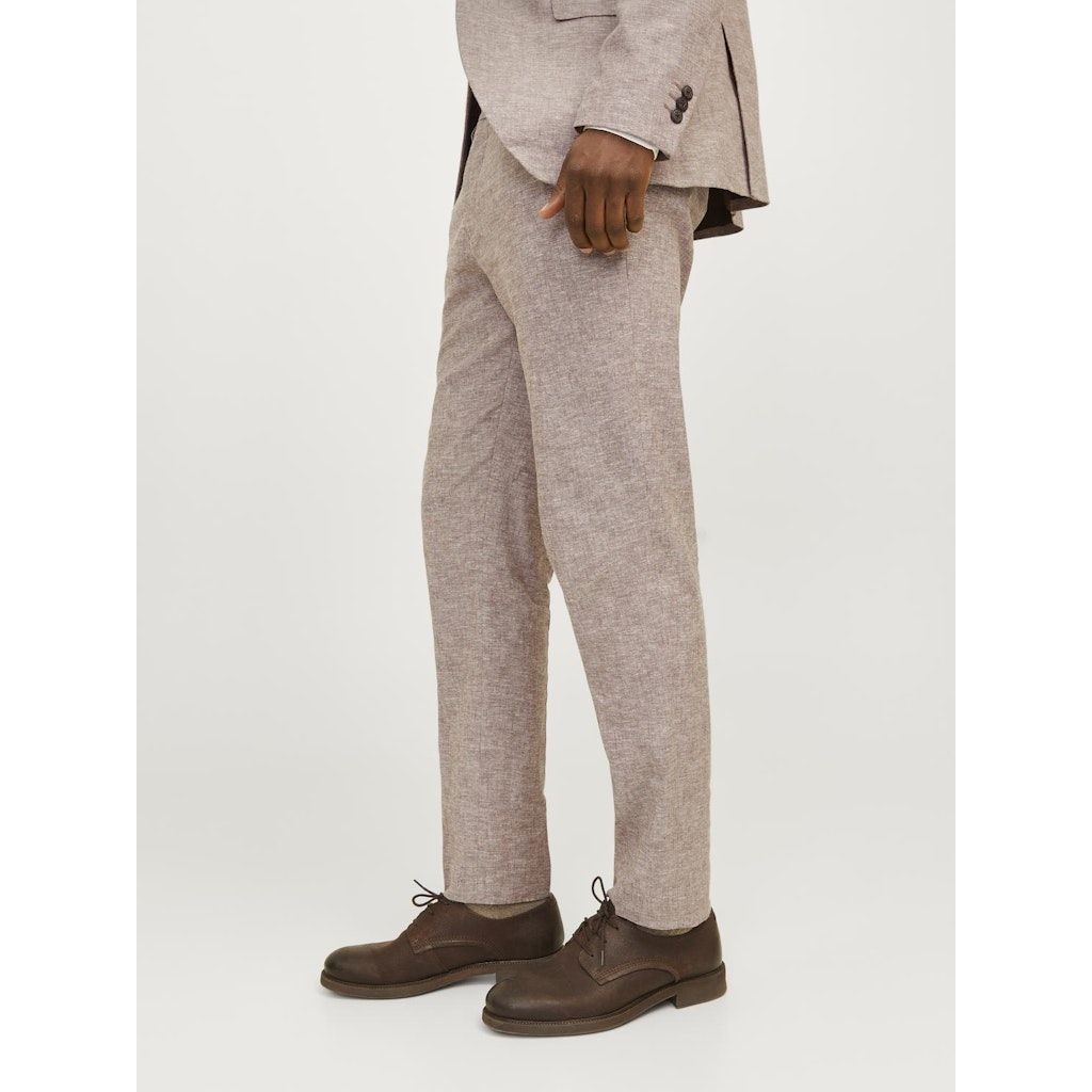 JACK & JONES Kelnės vyrams, Ruda, JPRRIVIERA LINEN TR 7