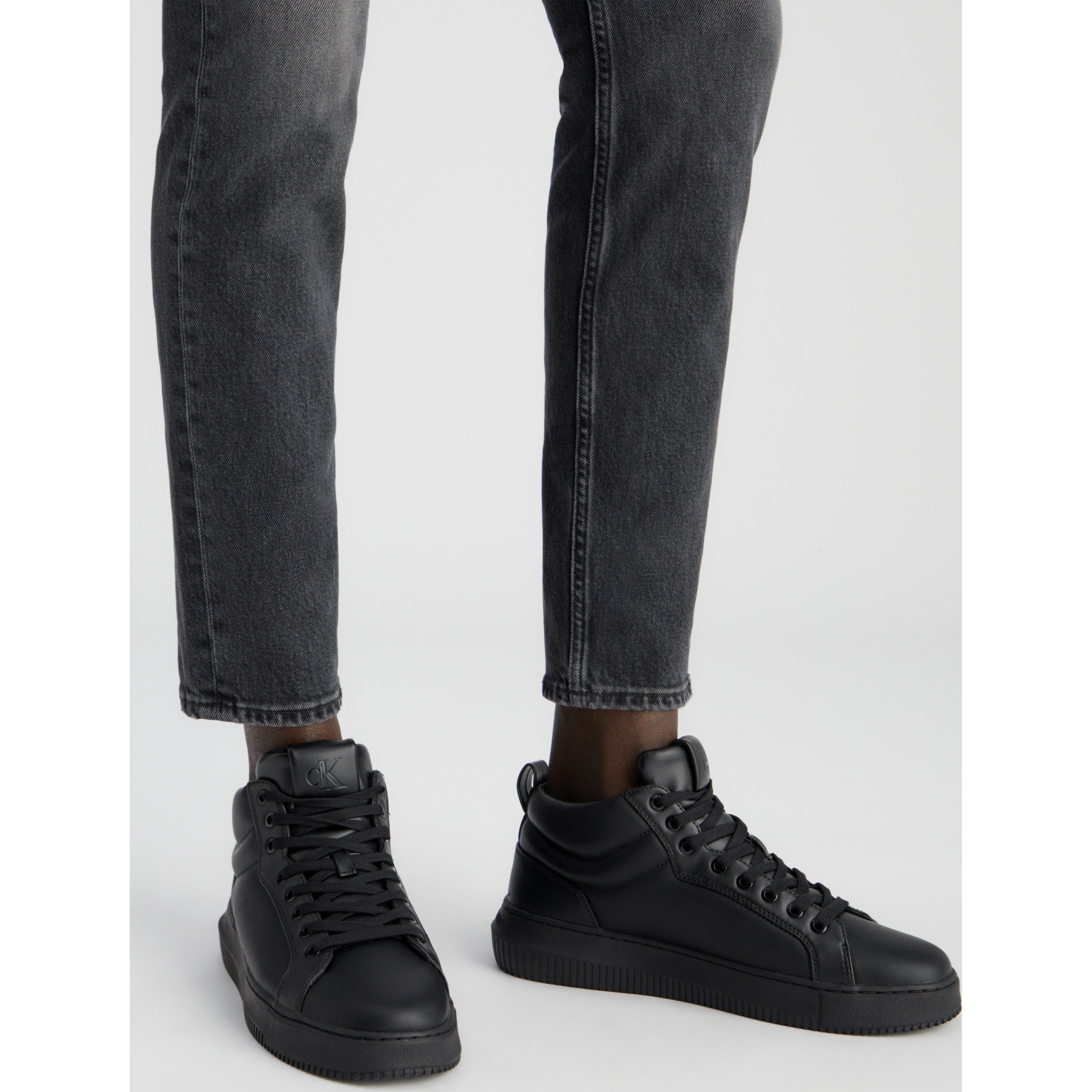 CALVIN KLEIN JEANS Aulinukai vyrams, Juoda, Chunky cupsole high booties 6