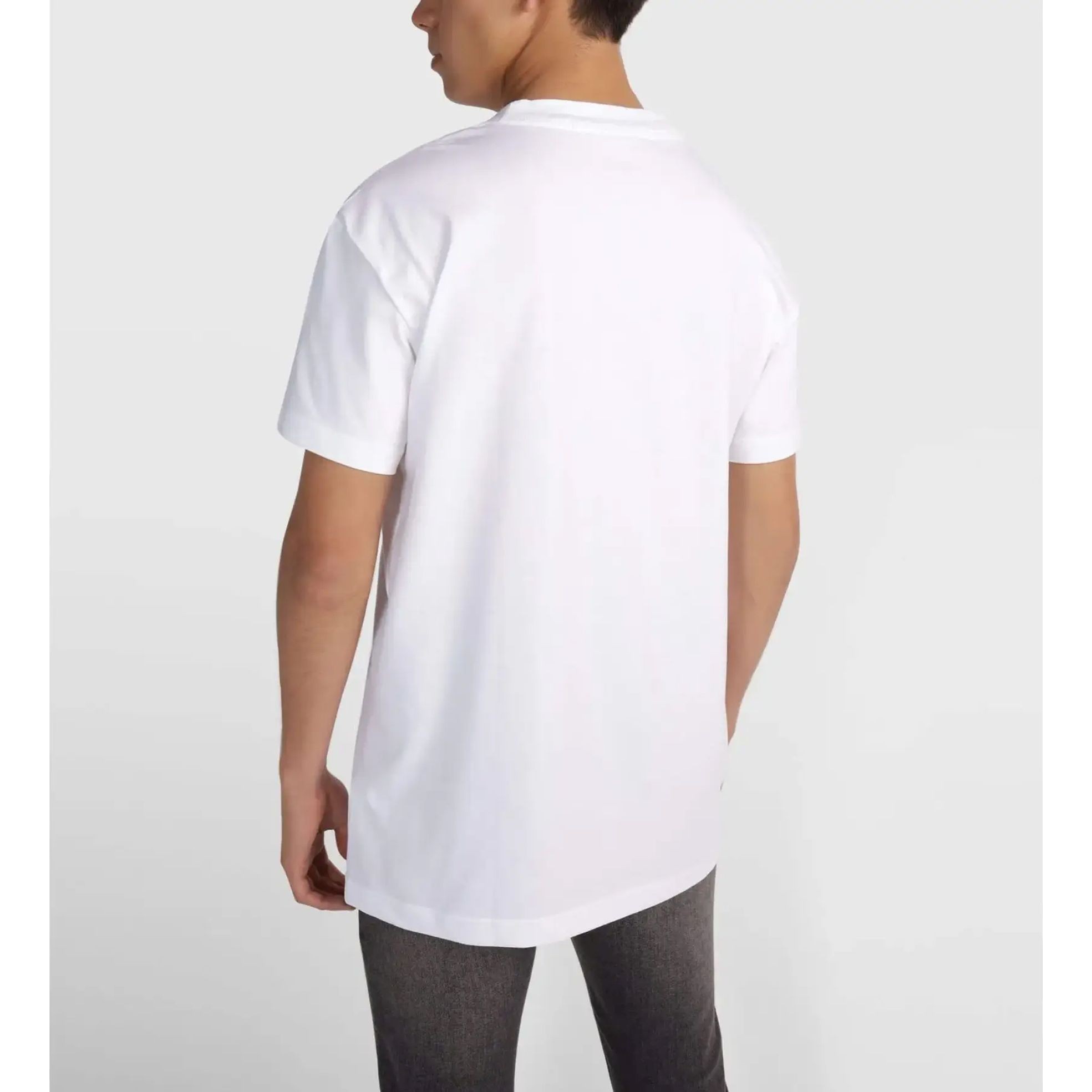 CALVIN KLEIN JEANS Marškinėliai trump. rankovėmis vyrams, Balta, S/s t-shirt 3