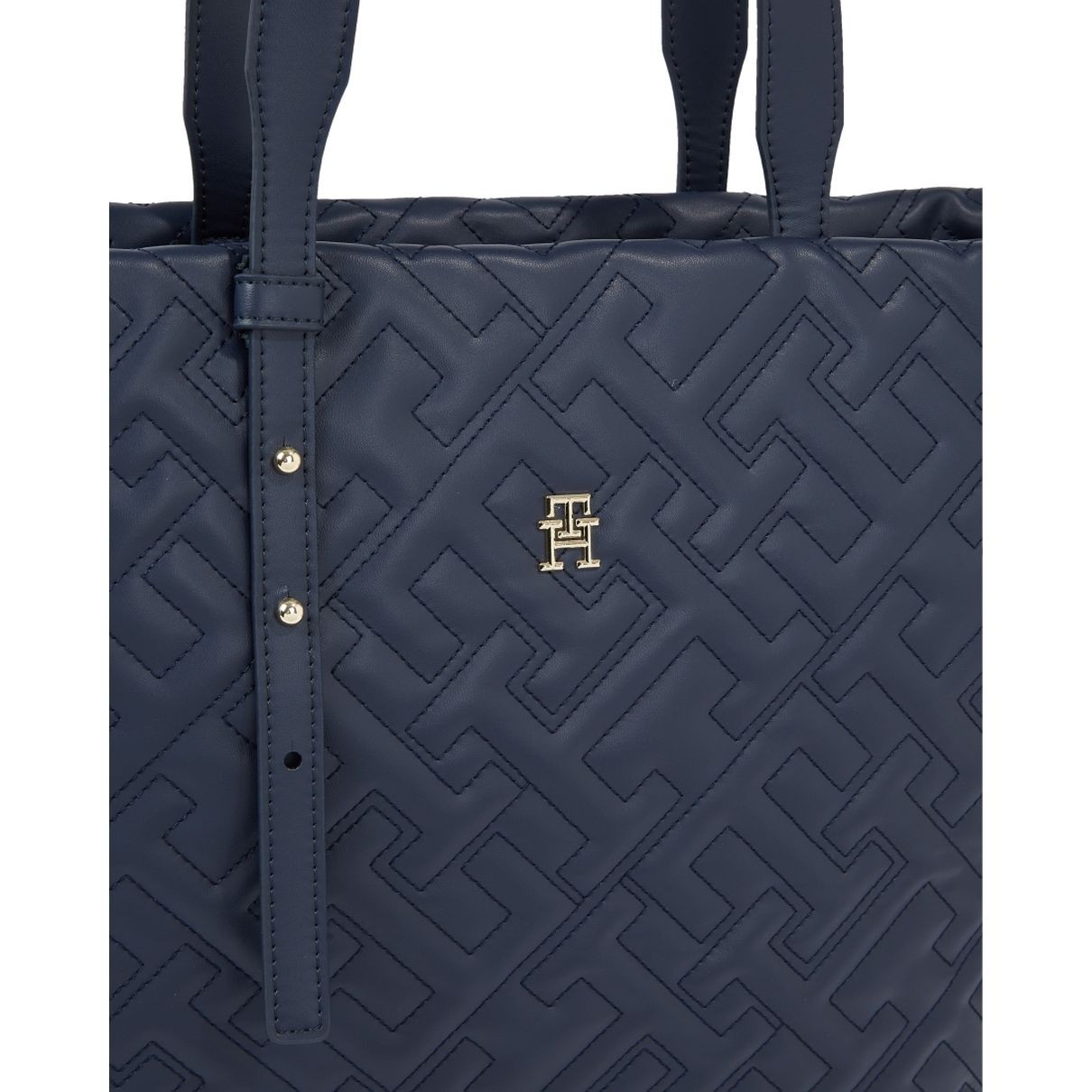 TOMMY HILFIGER Pirkinių krepšys moterims, Mėlyna, Soft tote mono 3