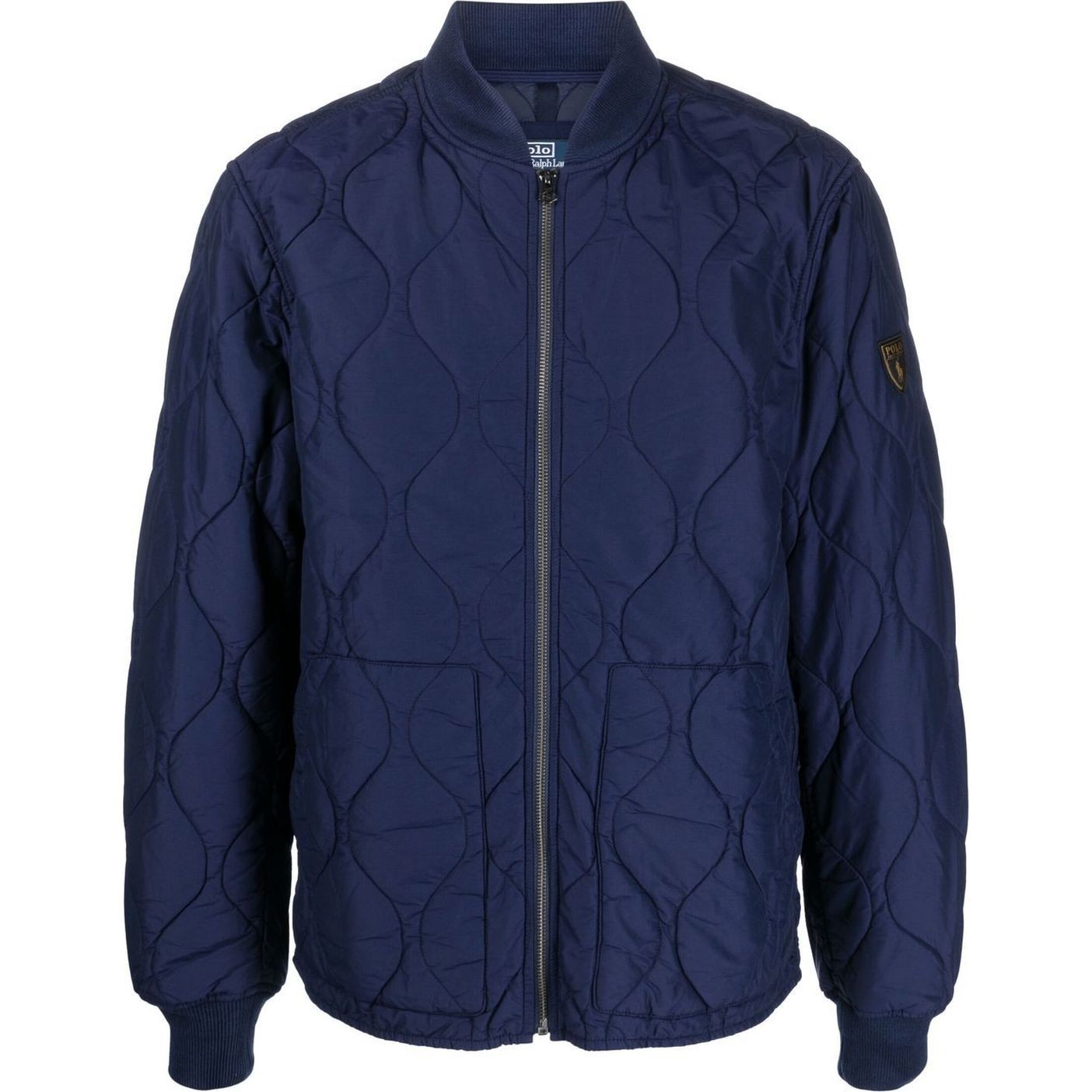POLO RALPH LAUREN Bomberis vyrams, Mėlyna, Quilted bomber jacket