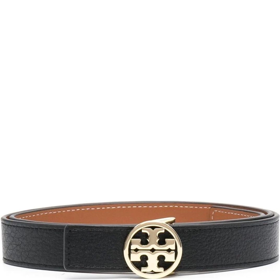 TORY BURCH Diržas moterims, Juoda, 1" miller reversible belt 1