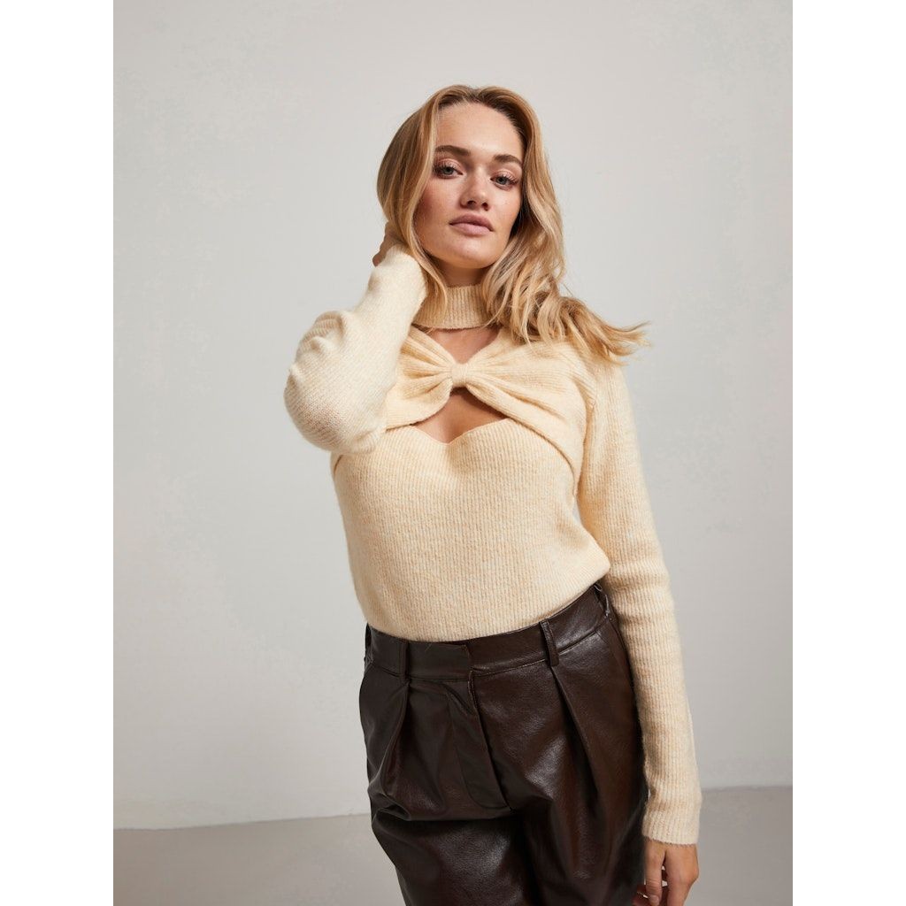PIECES Megztinis moterims, Ruda, PCNAIA LS KNIT D2D B 5
