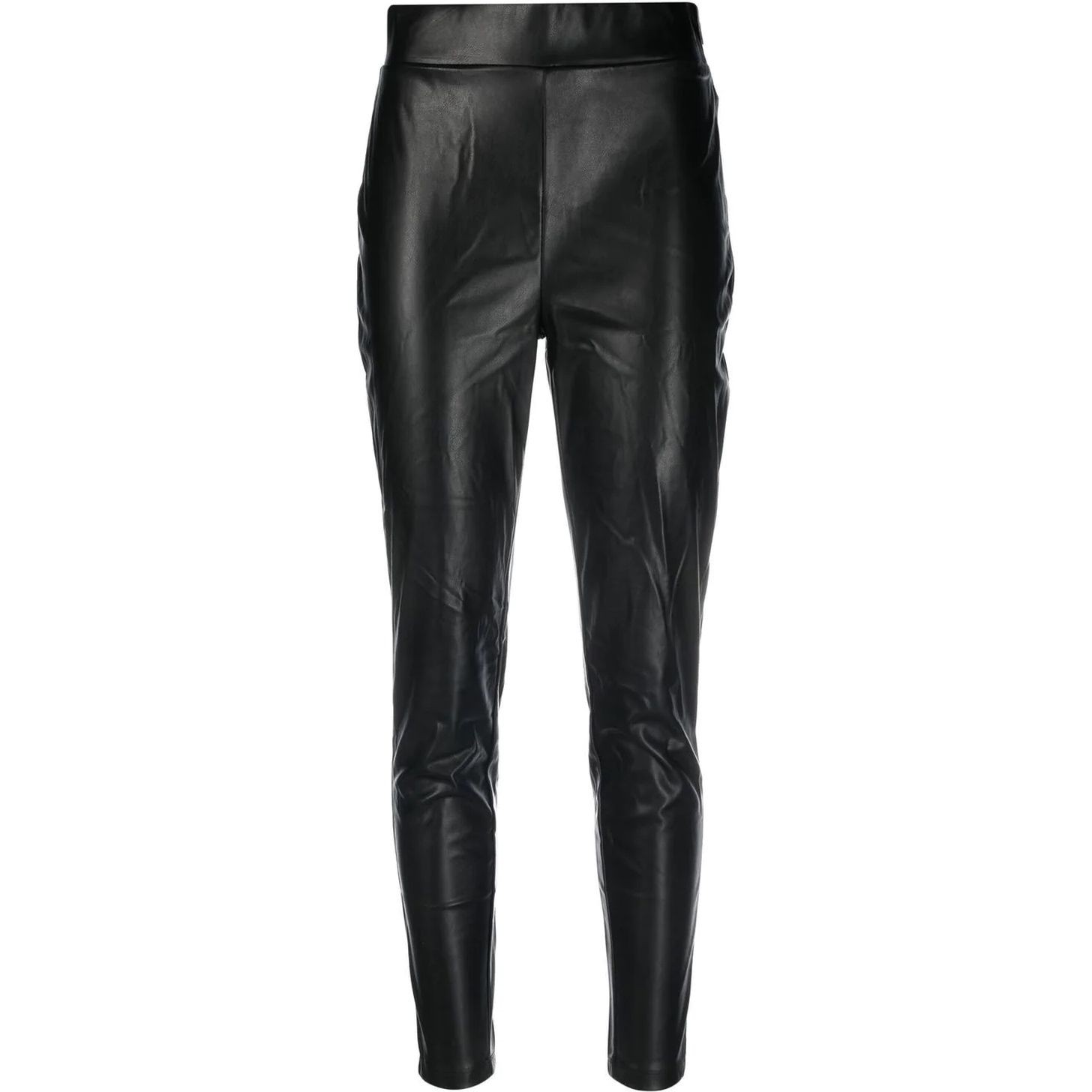 DKNY Tamprės moterims, Juoda, Pu pull on leggings 1