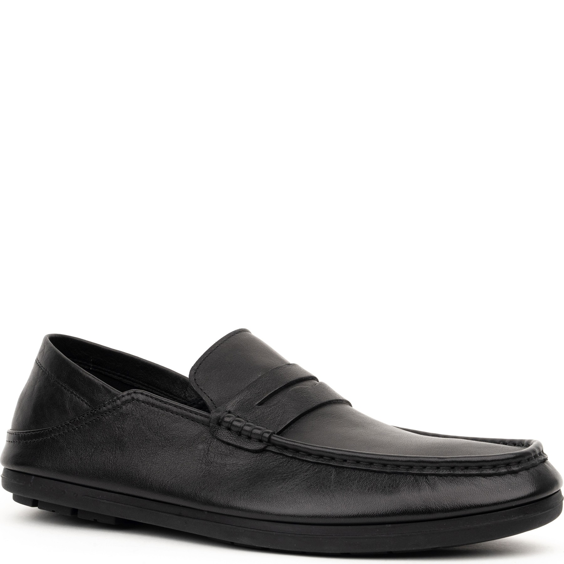 SERGIO MORETTI Mokasinai vyrams, Juoda, Mocasins 1