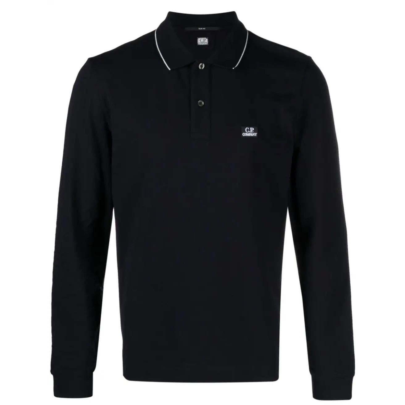 C.P. COMPANY Polo marškiniai ilgos rank. vyrams, Pilka, Long sleeve polo 1