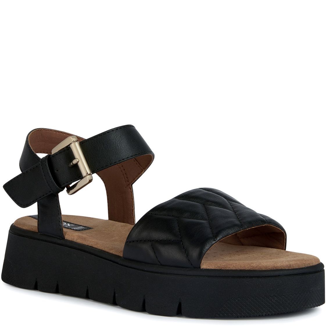 GEOX Basutės moterims, Juoda, DANDRA 40 SANDALS 1