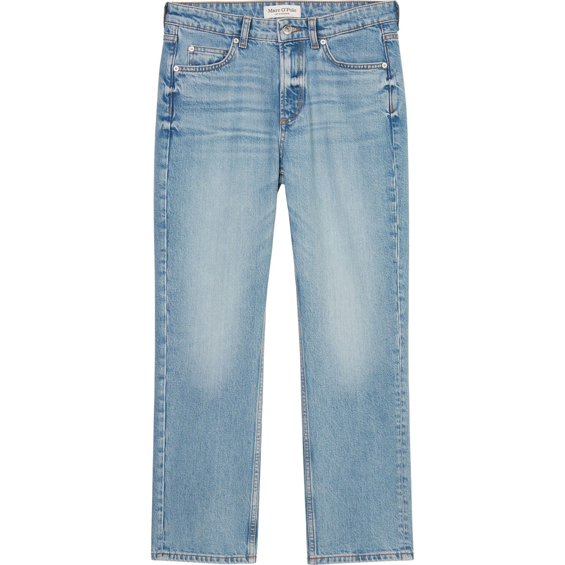 MARC O'POLO Tiesūs džinsai moterims, Mėlyna, Straight 500910212057 1