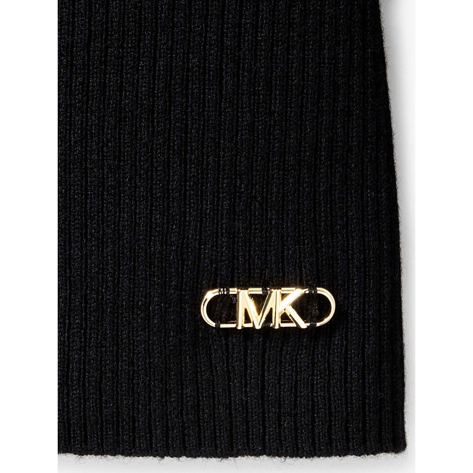 MICHAEL KORS Megztinis moterims, Juoda, Off fold sweater top 3