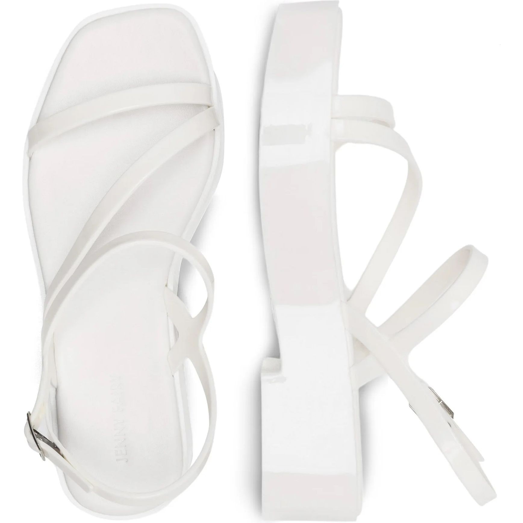 JENNY FAIRY Basutės moterims, Balta, SANDALS 3