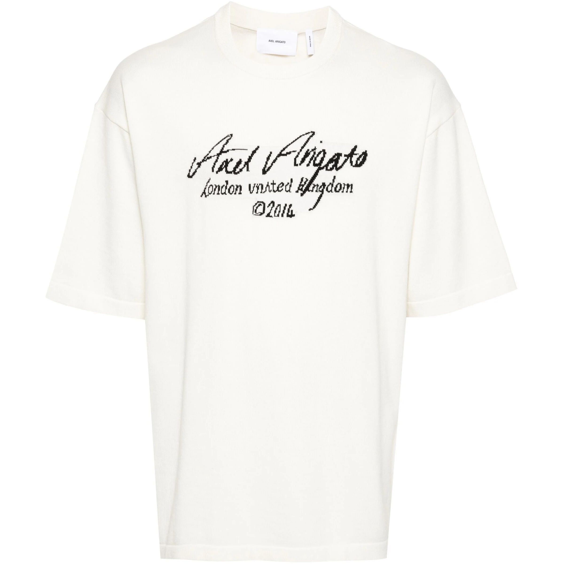 AXEL ARIGATO Marškinėliai trump. rankovėmis vyrams, Balta, Broadwick t-shirt