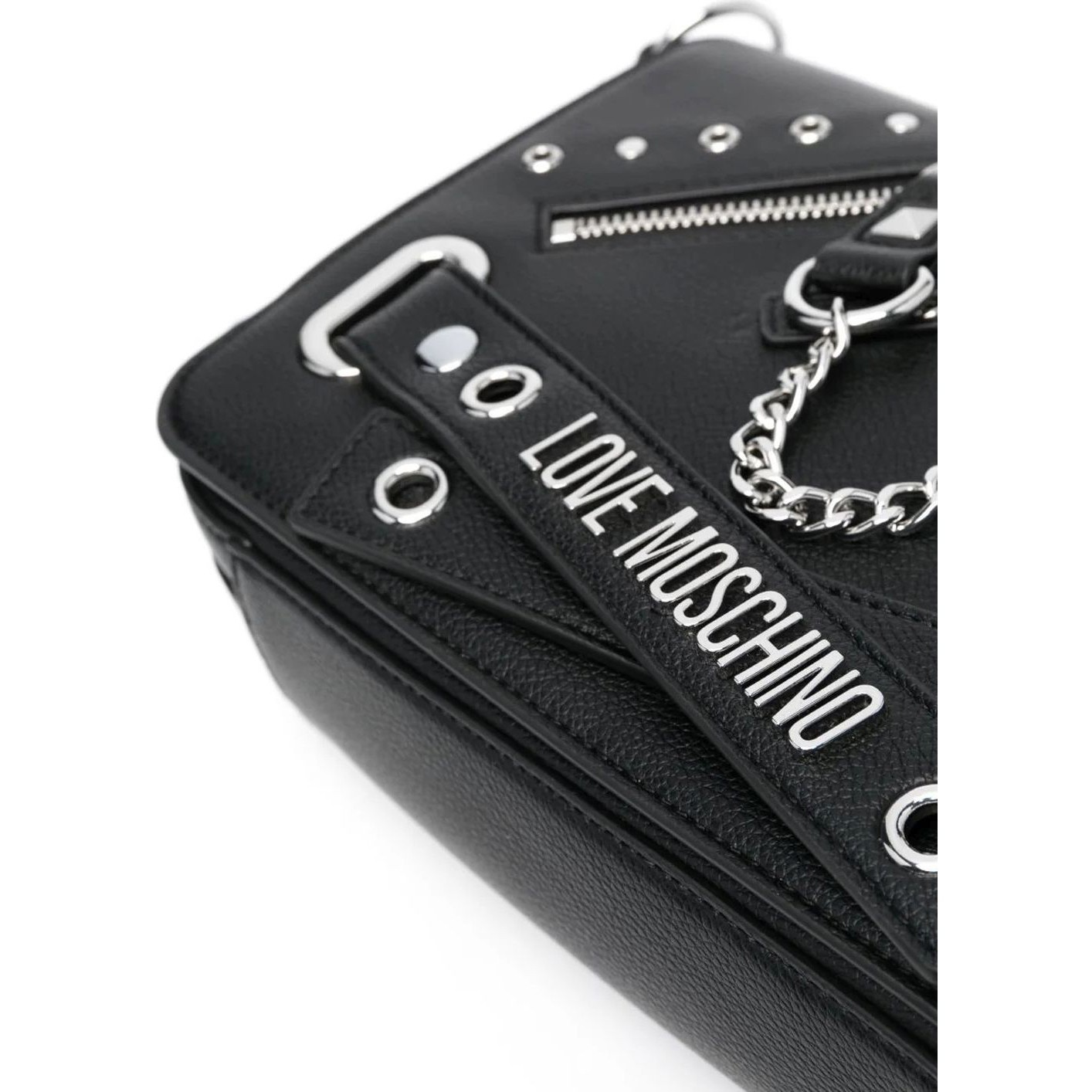 LOVE MOSCHINO Rankinė per petį moterims, Juoda, Shoulder bag 3