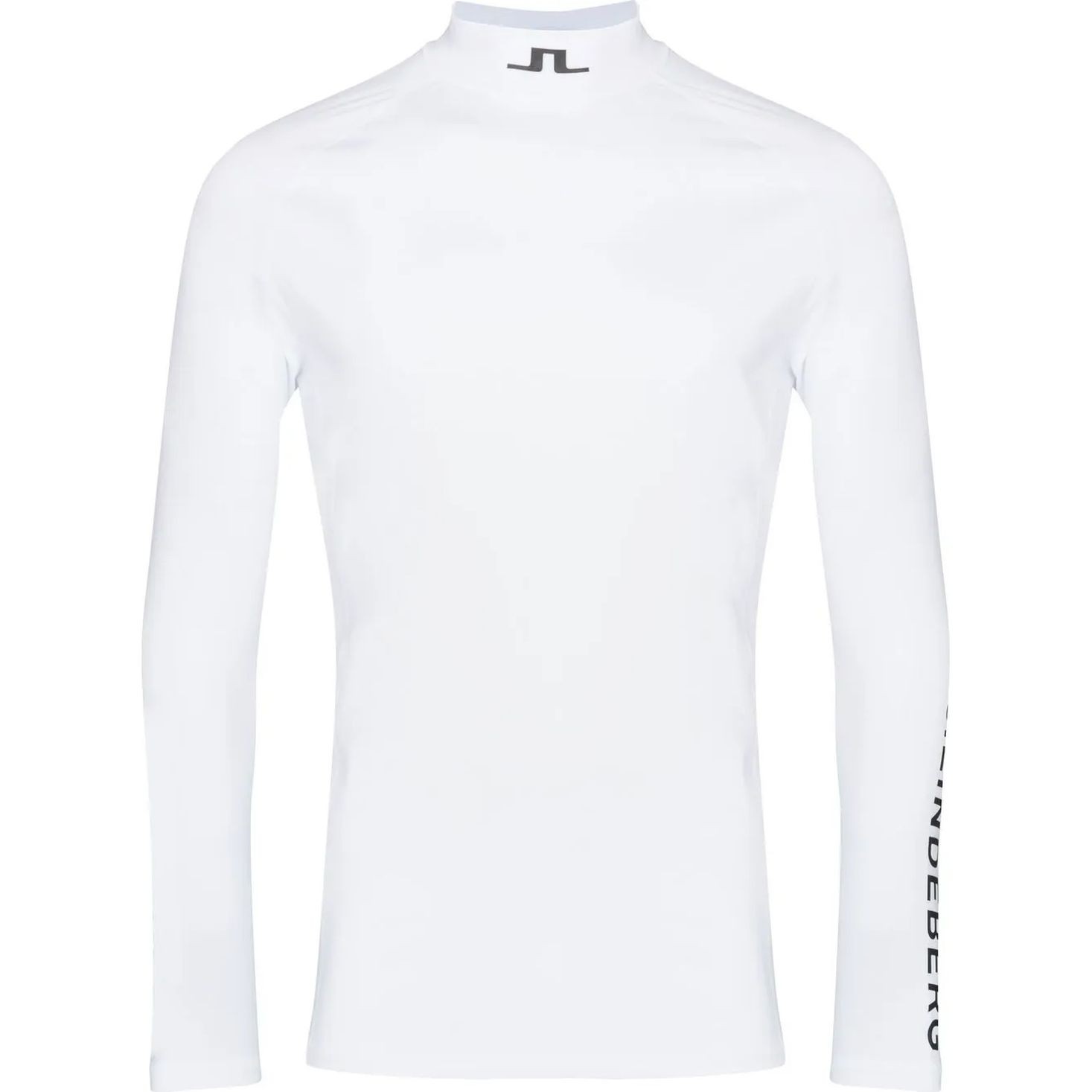 J.LINDEBERG Megztinis su kaklu vyrams, Balta, Aello soft compression